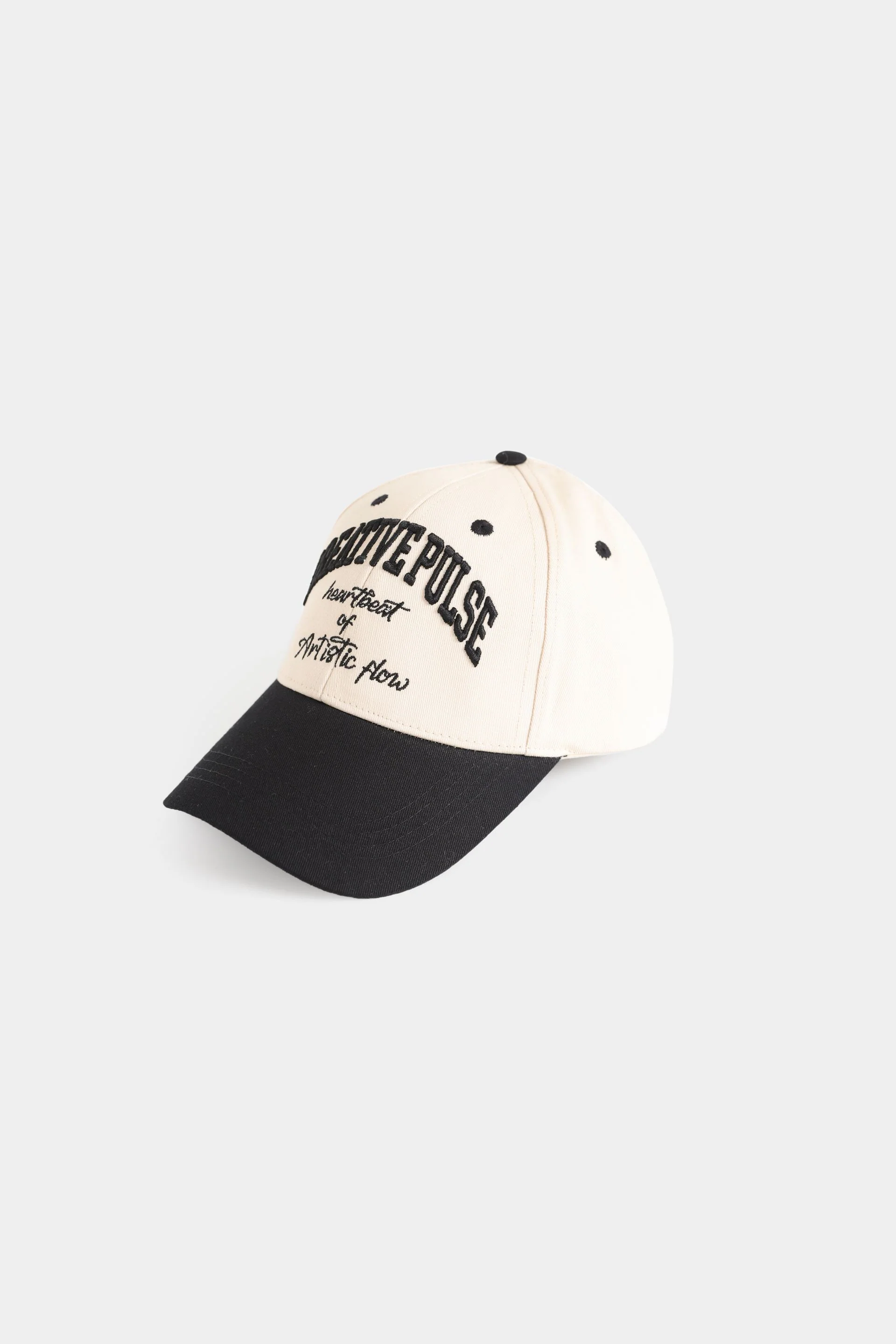 Embroidered Slogan Print P-Cap