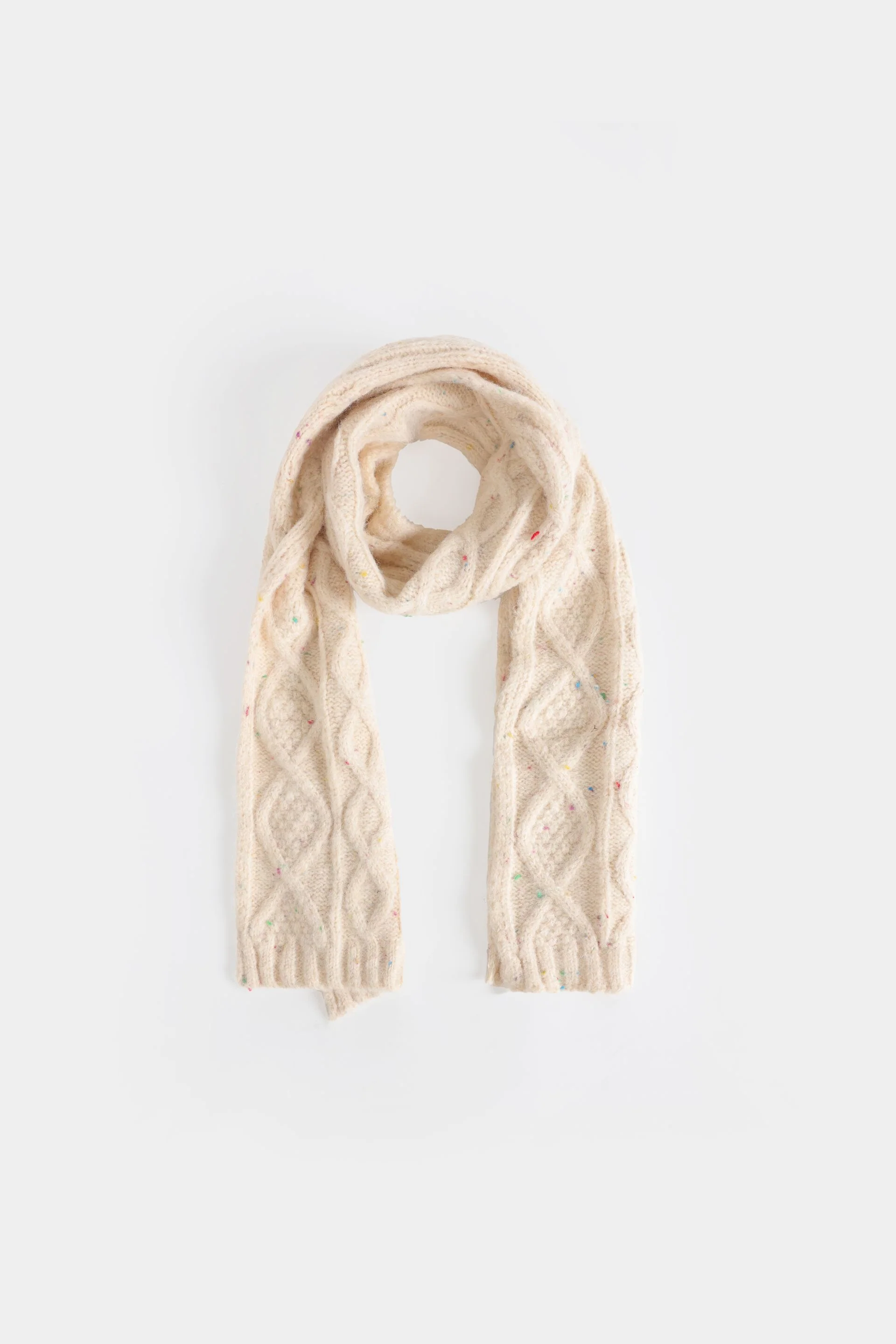 Cable Knitted Scarf