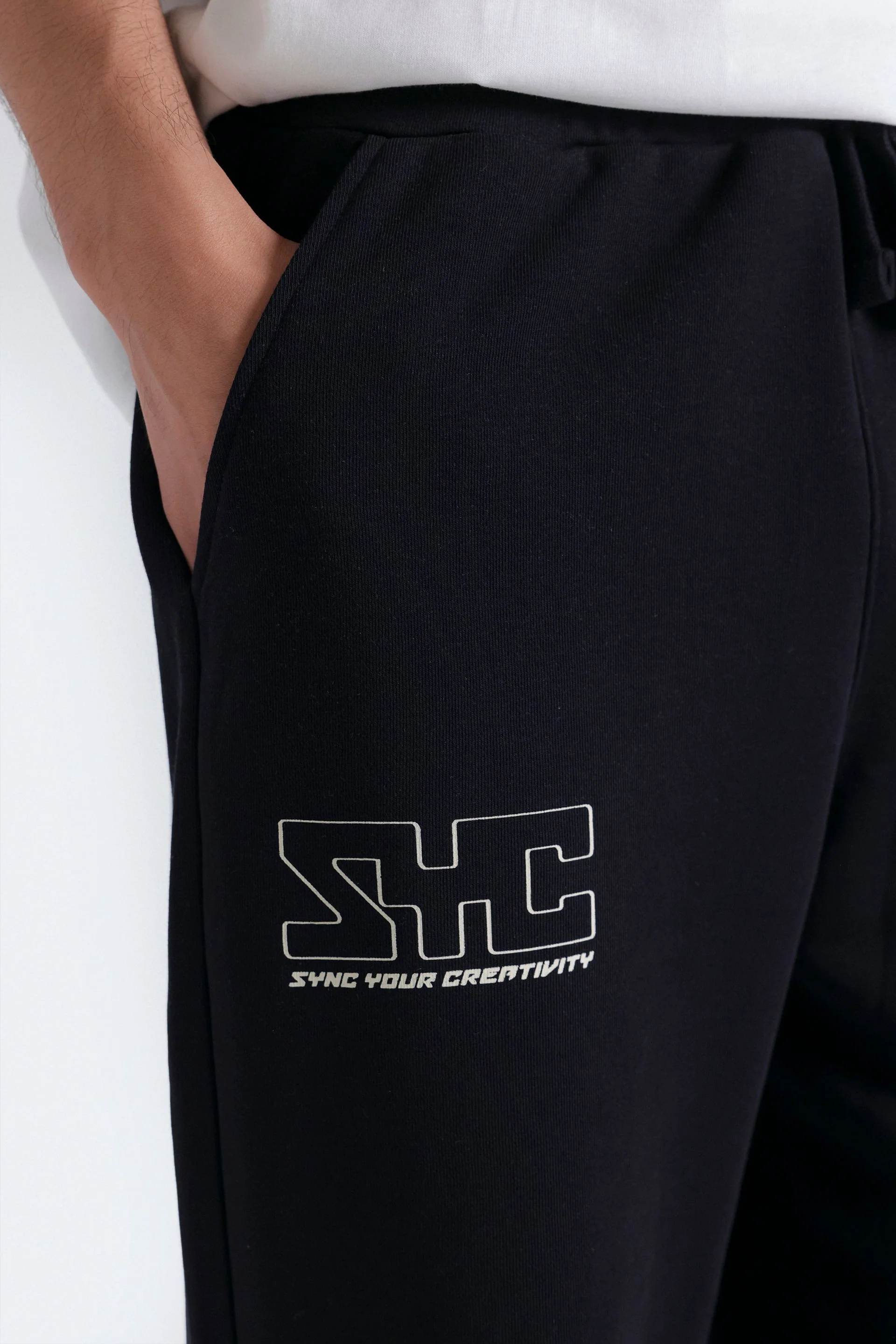Slogan Print Jogger Trousers