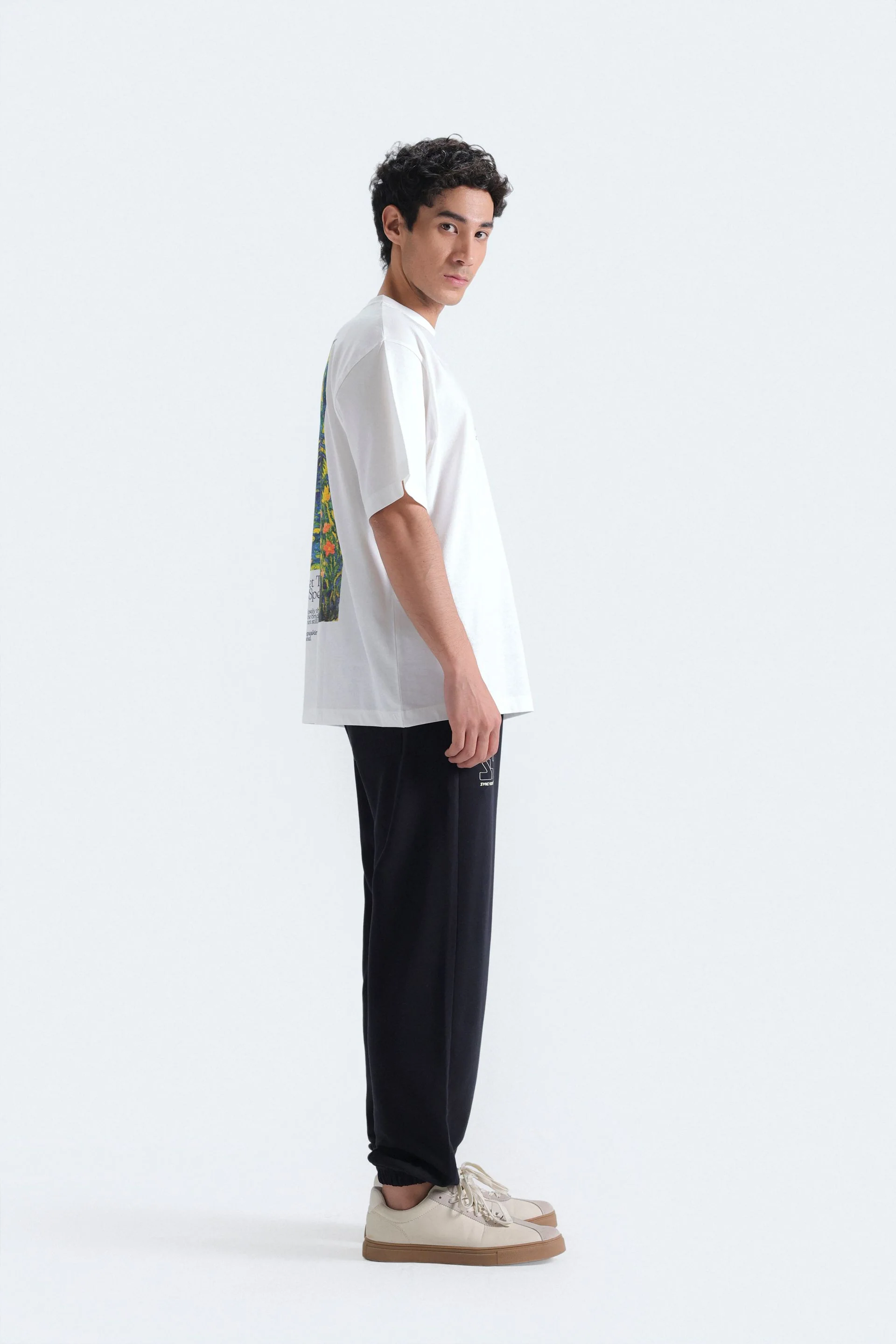 Slogan Print Jogger Trousers 3 Slogan Print Jogger Trousers
