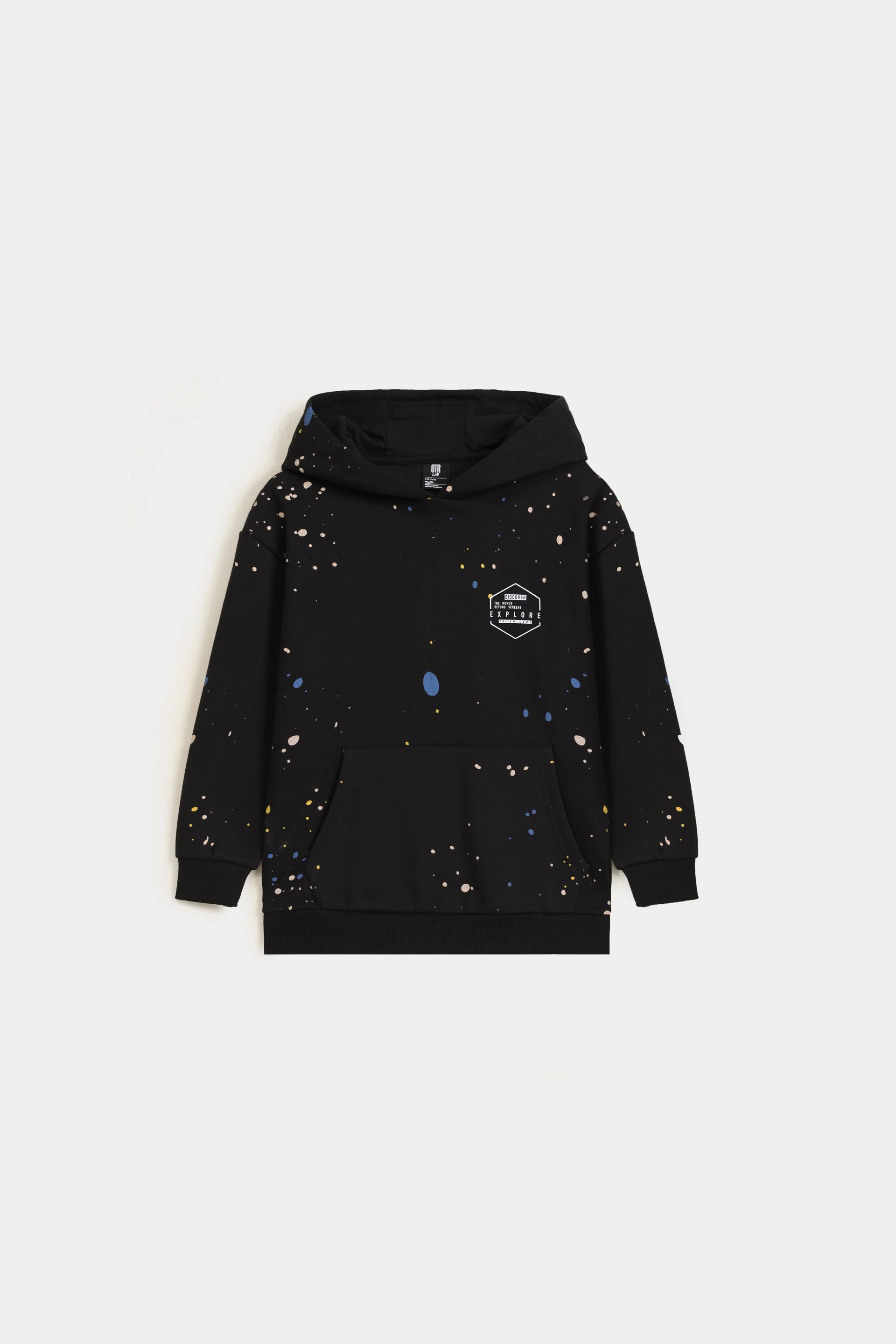 All-Over Paint Print Hoodie