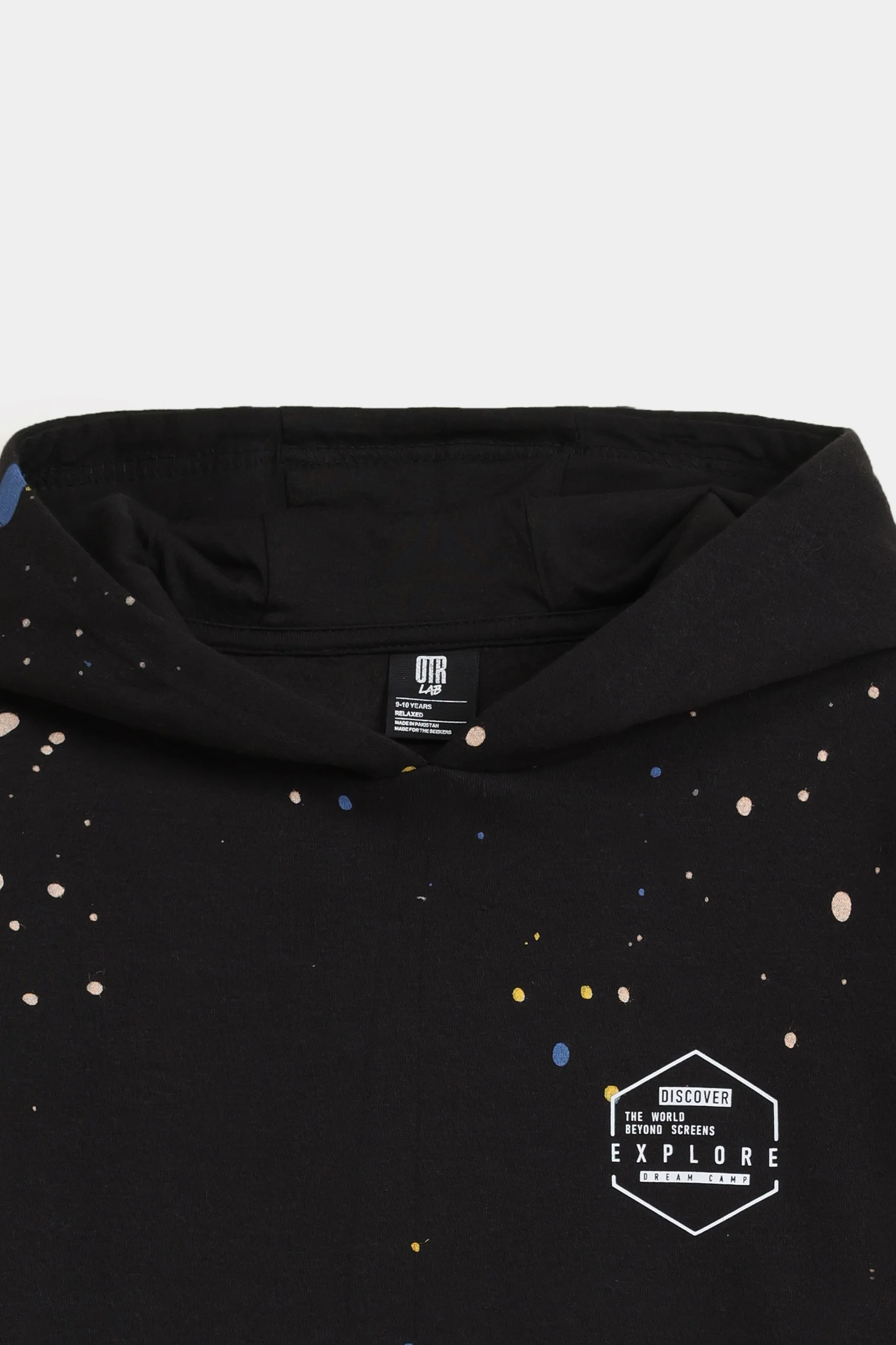 All-Over Paint Print Hoodie