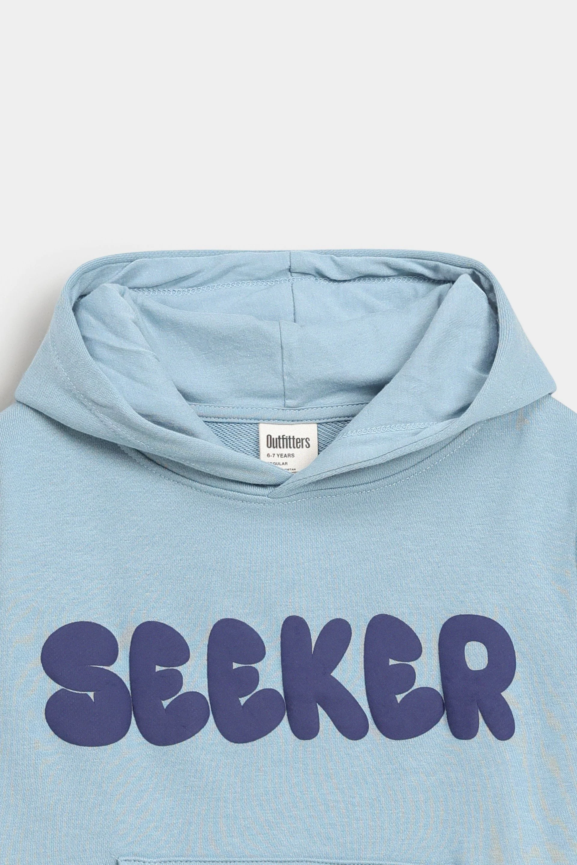 Basic Slogan Hoodie