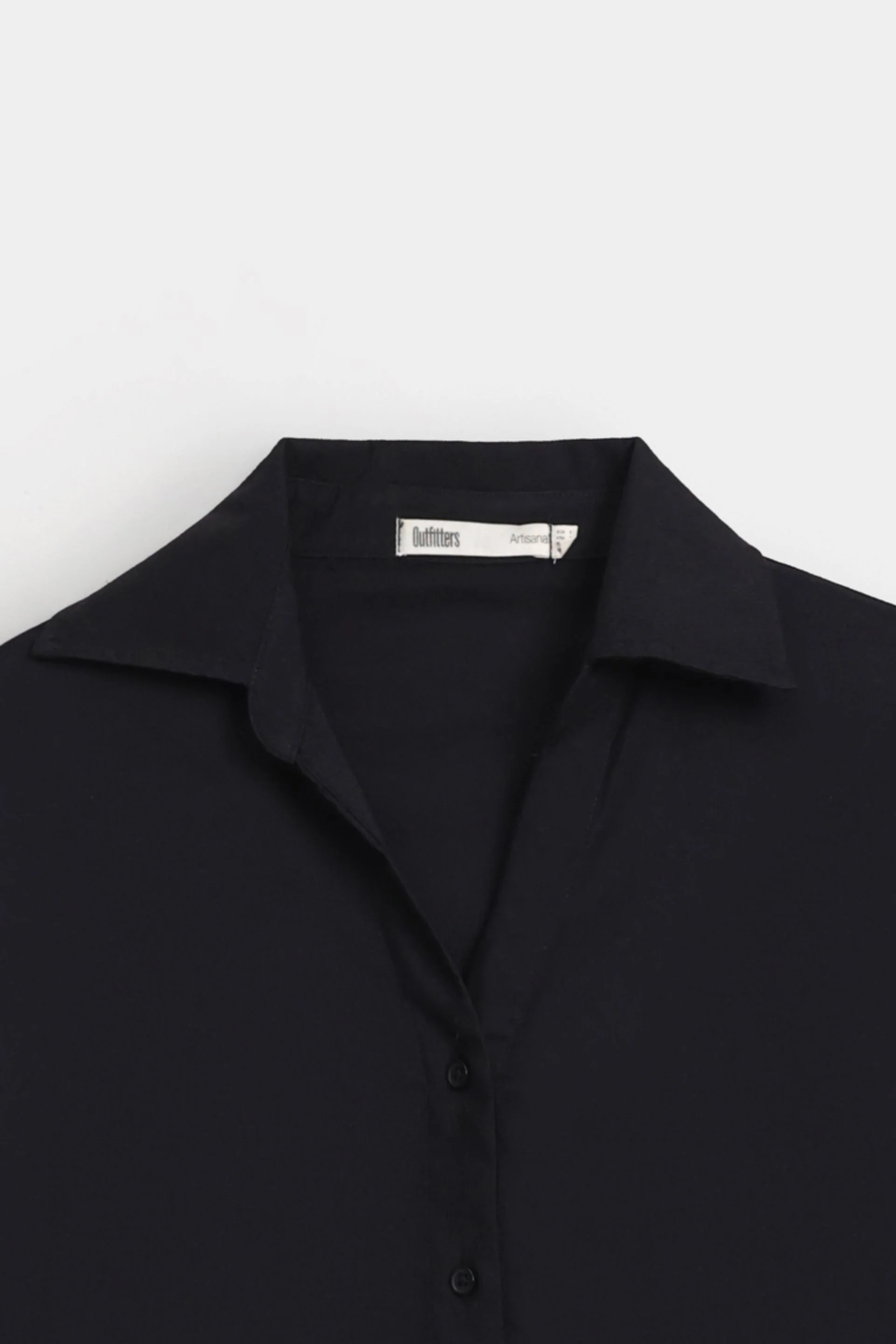 Super Cropped Button Up Shirt