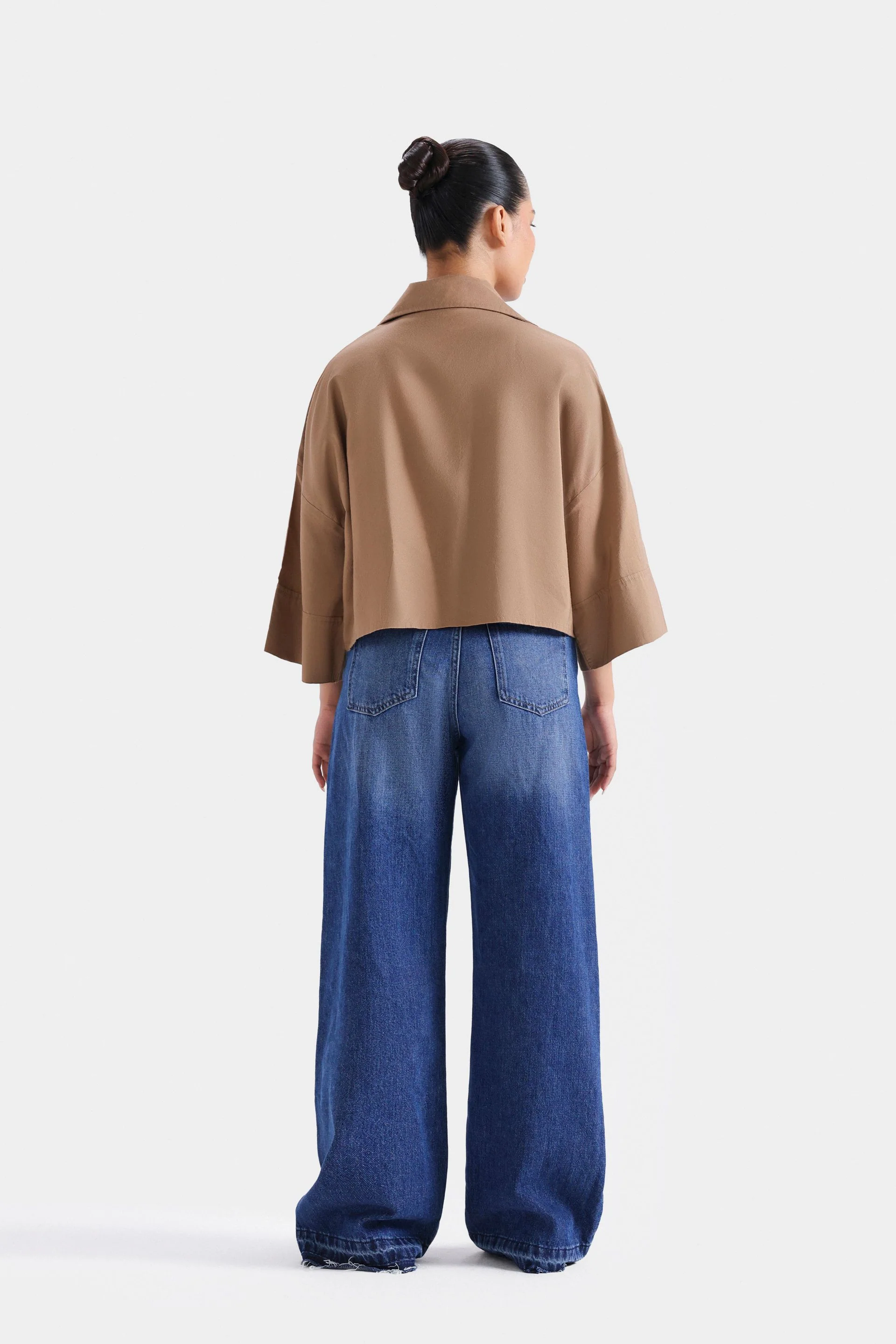 Super Cropped Button Up Shirt 7 Super Cropped Button Up Shirt