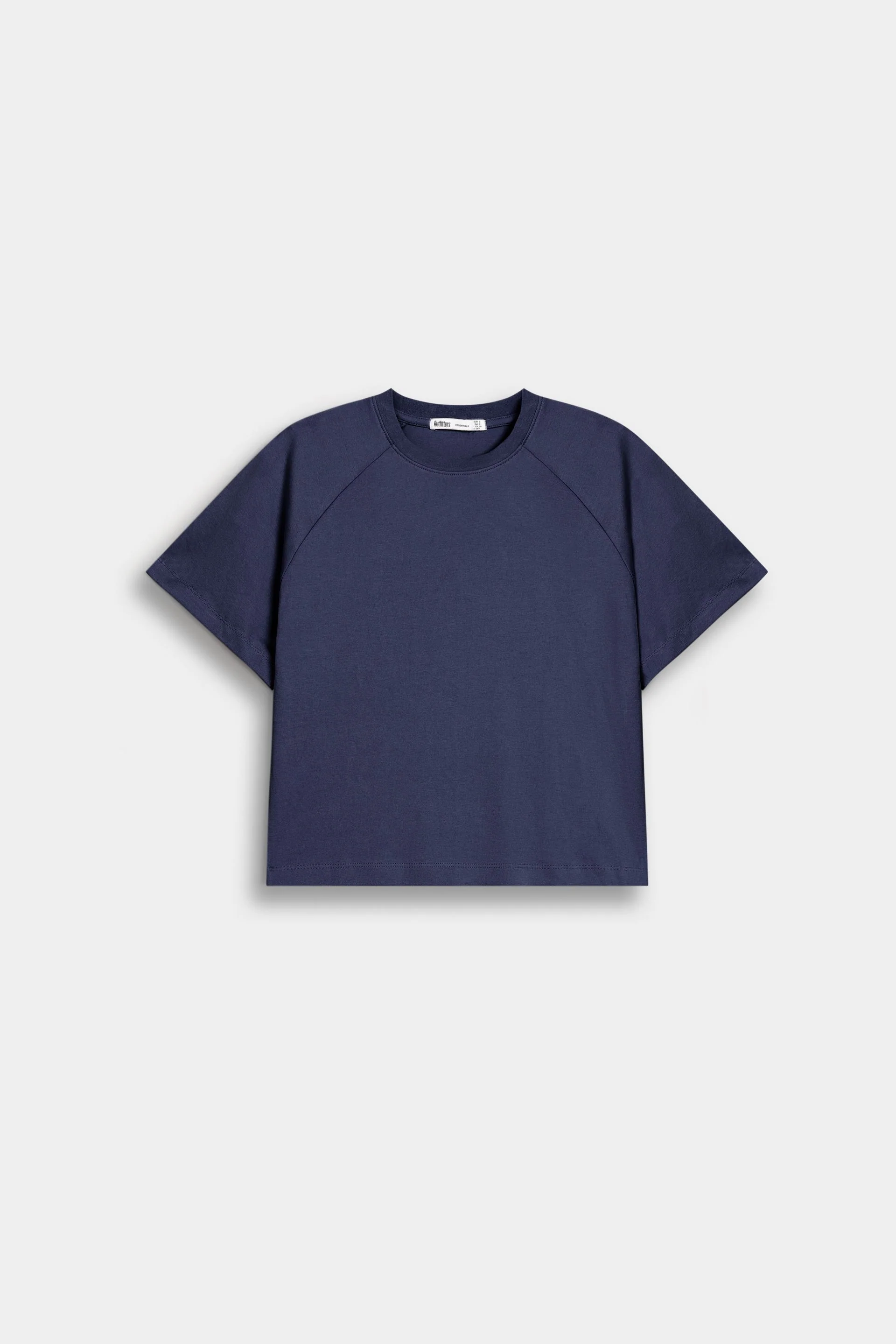 Cropped Raglan Sleeves T-Shirt