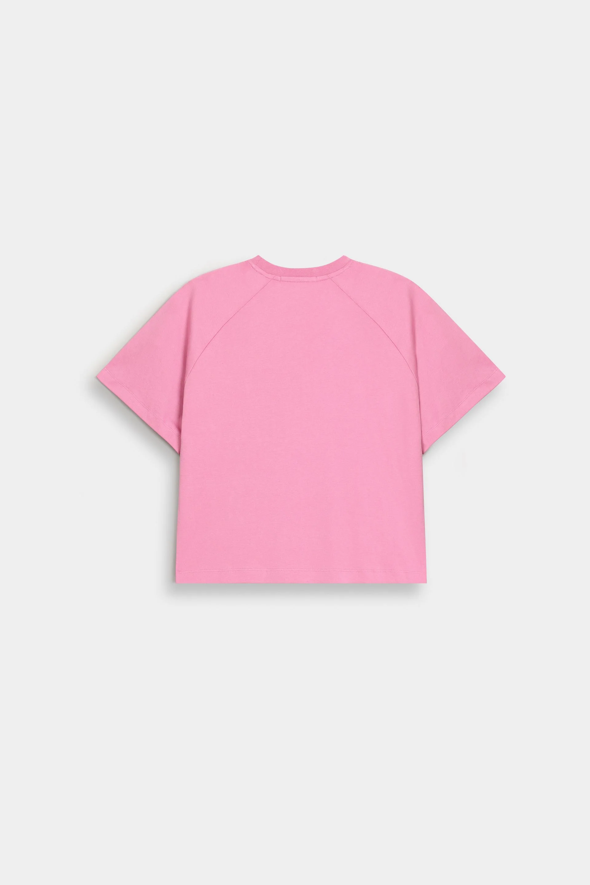 Cropped Raglan Sleeves T-Shirt