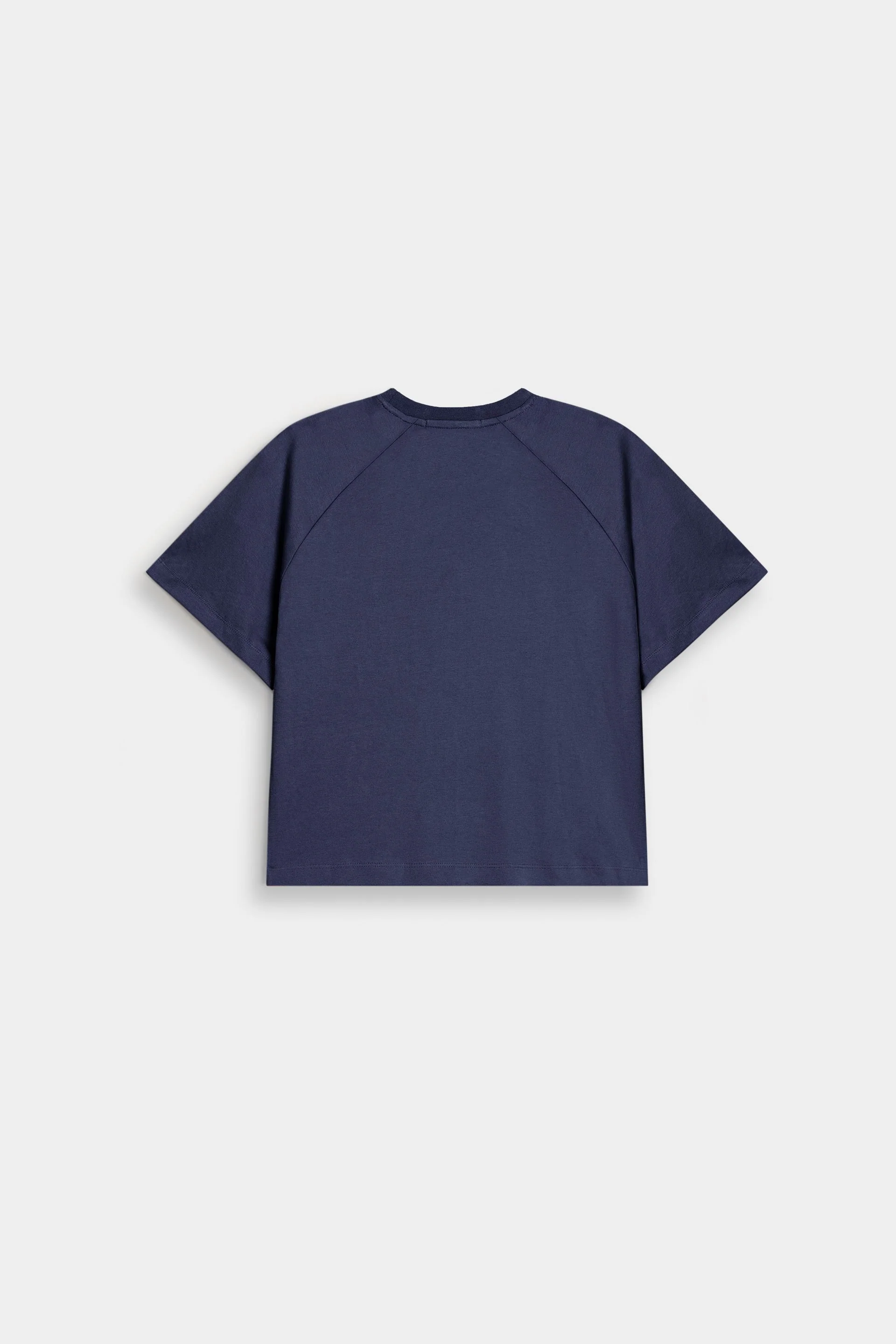 Cropped Raglan Sleeves T-Shirt