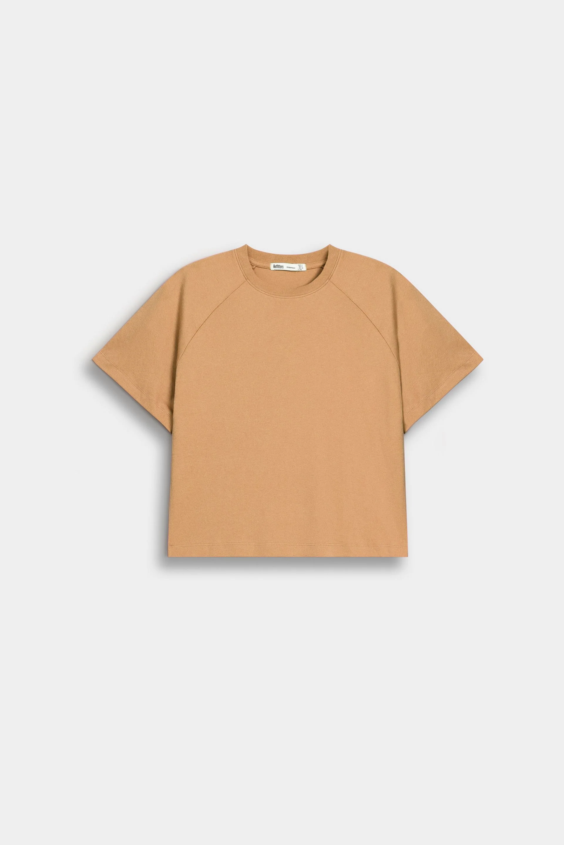 Cropped Raglan Sleeves T-Shirt