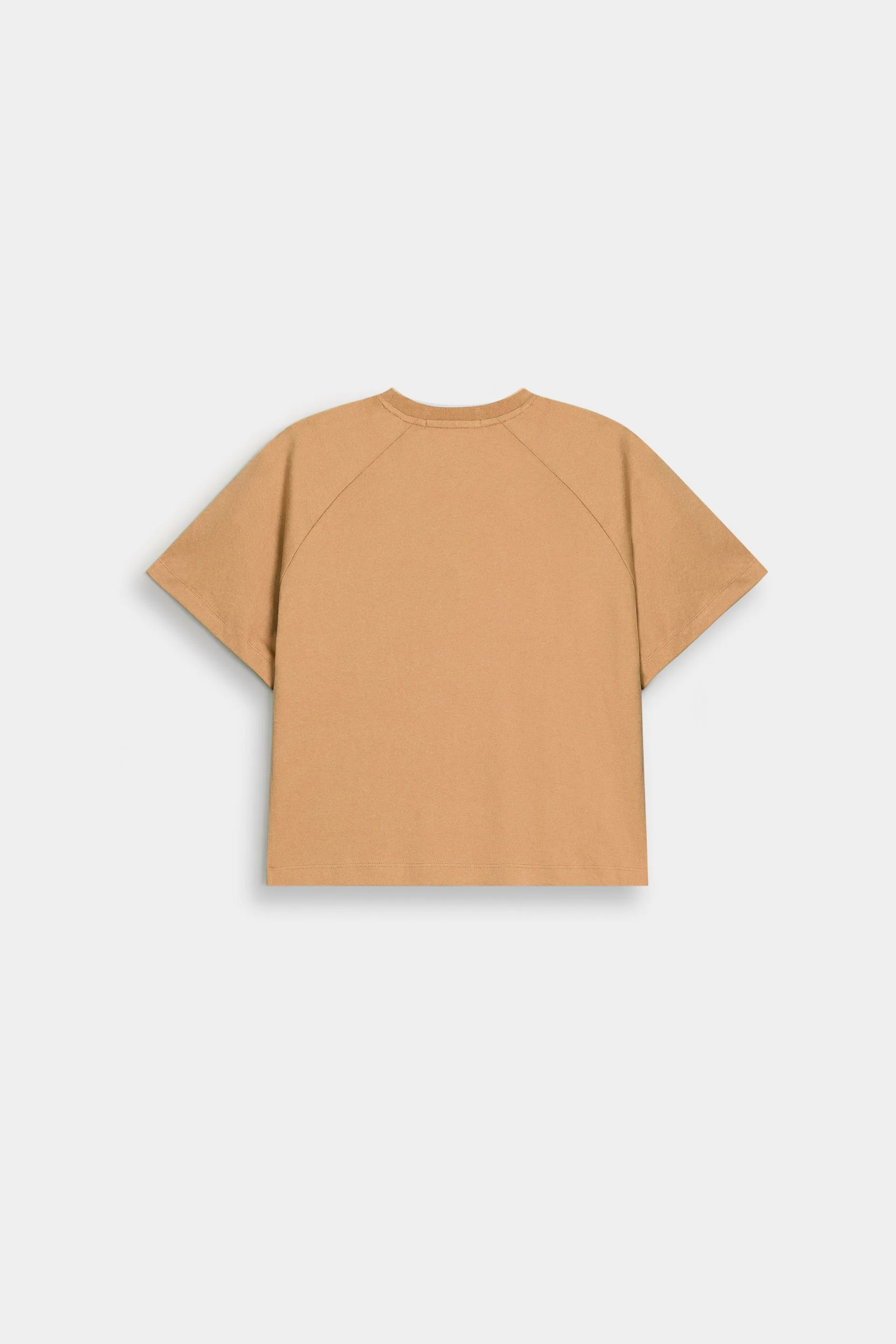 Cropped Raglan Sleeves T-Shirt