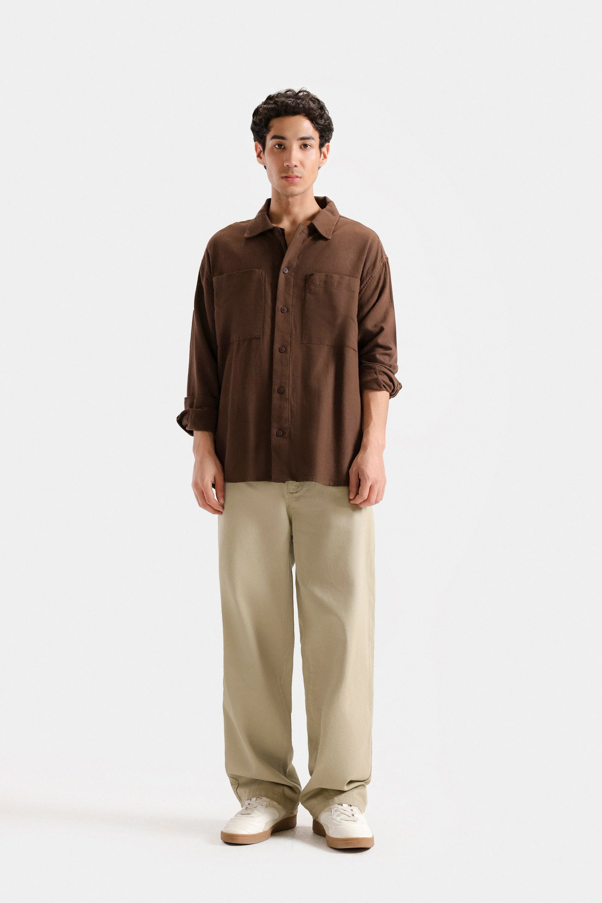 Basic Linen Blend Shirt