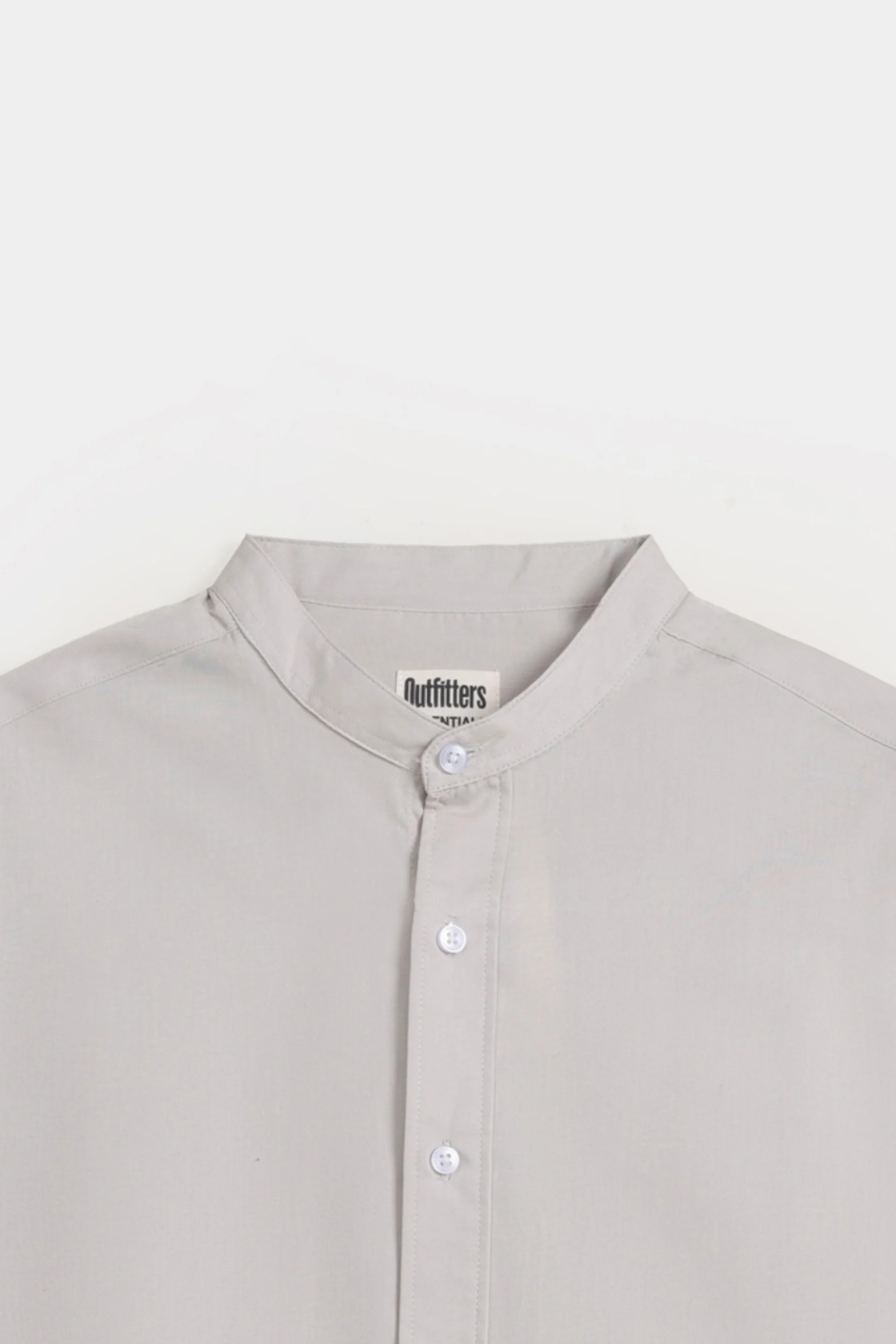 Basic Mandarin Collar Shirt
