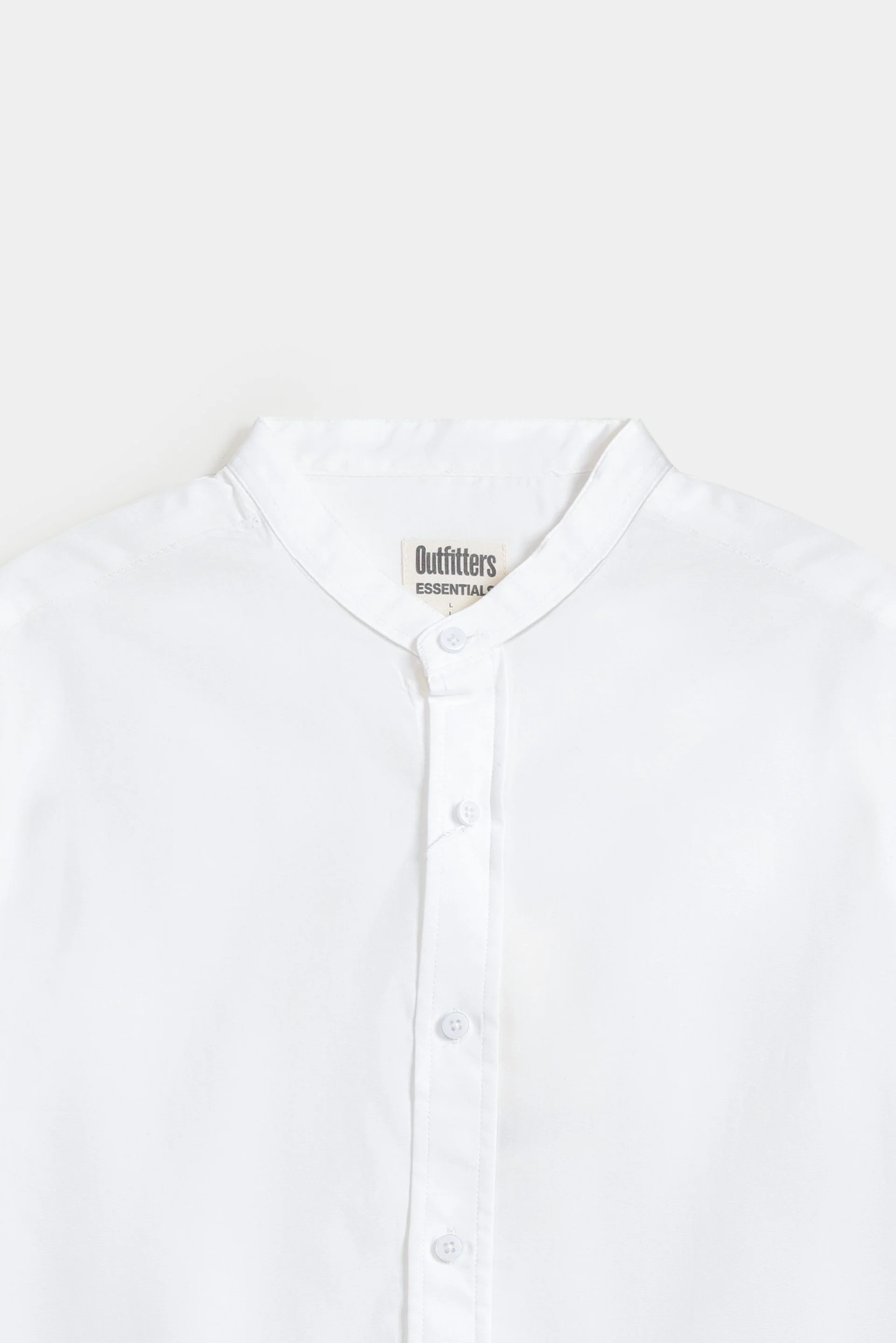 Basic Mandarin Collar Shirt
