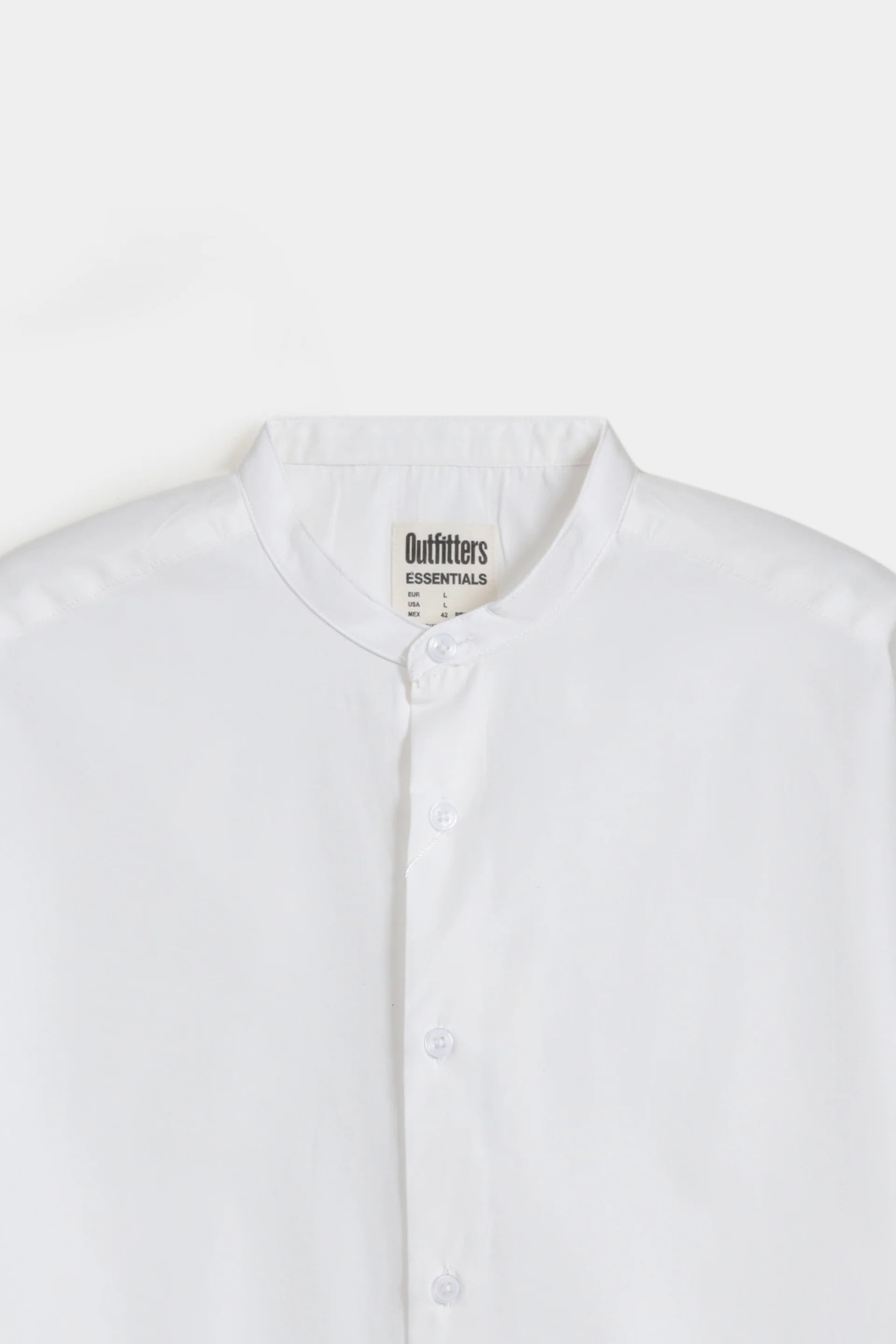 Basic Mandarin Collar Shirt