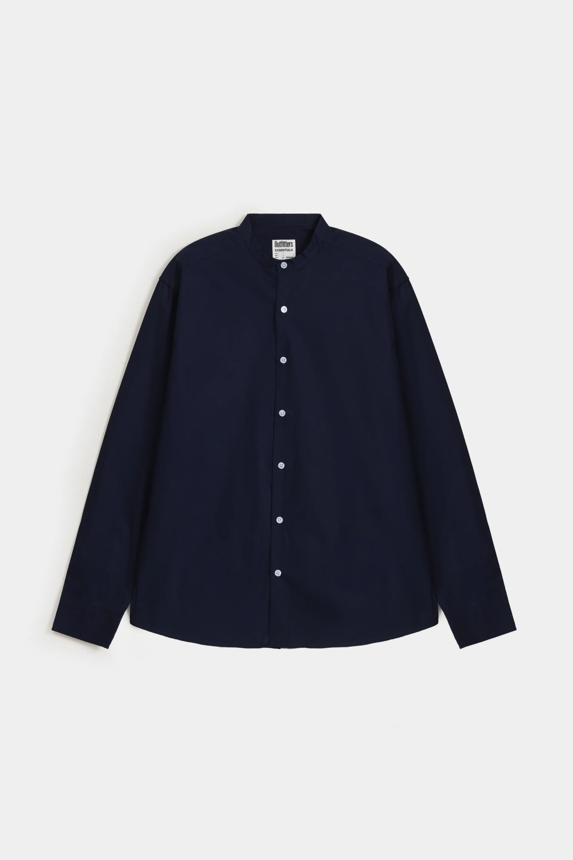 Basic Mandarin Collar Shirt