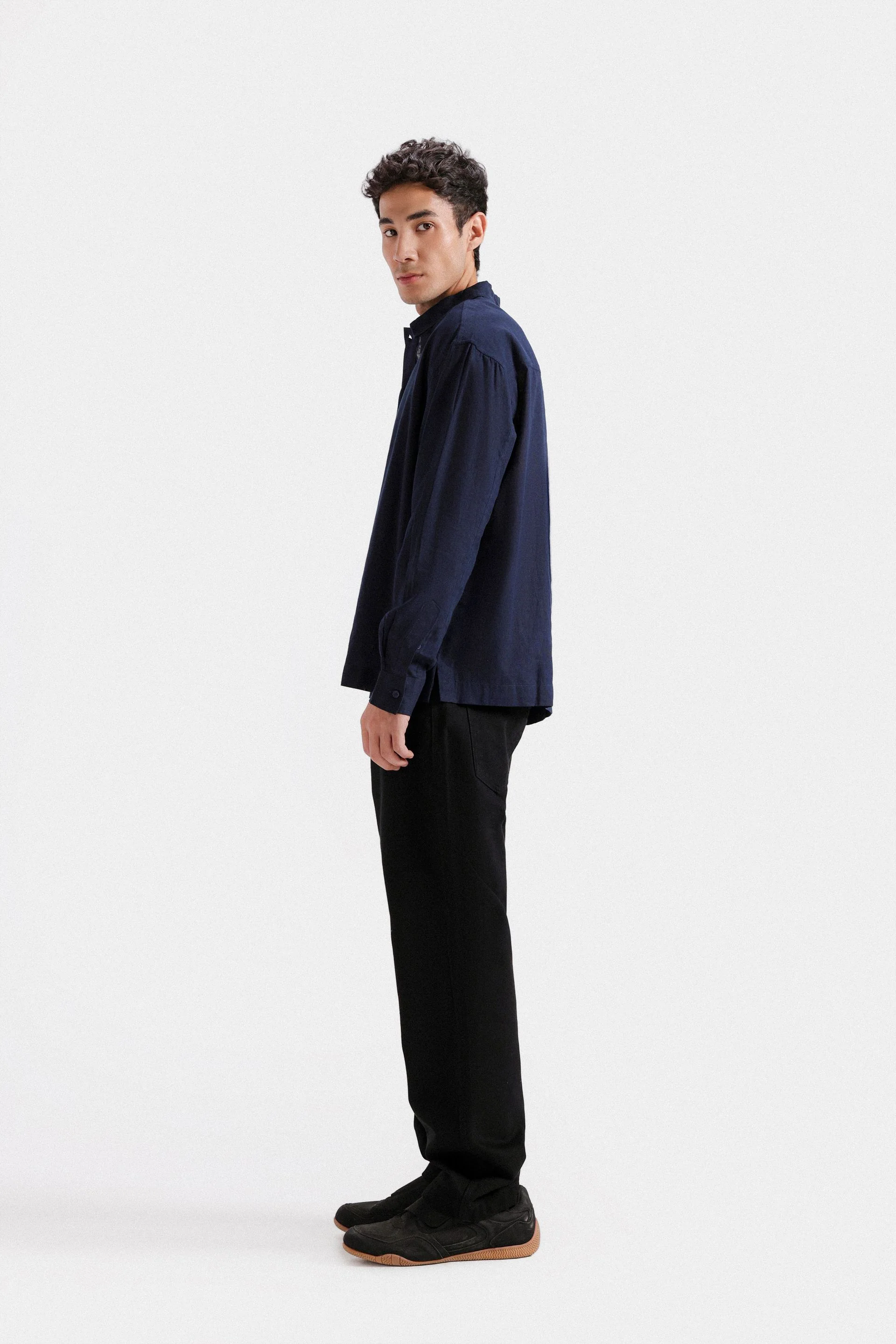 Basic Cotton Linen Shirt 3 Basic Cotton Linen Shirt
