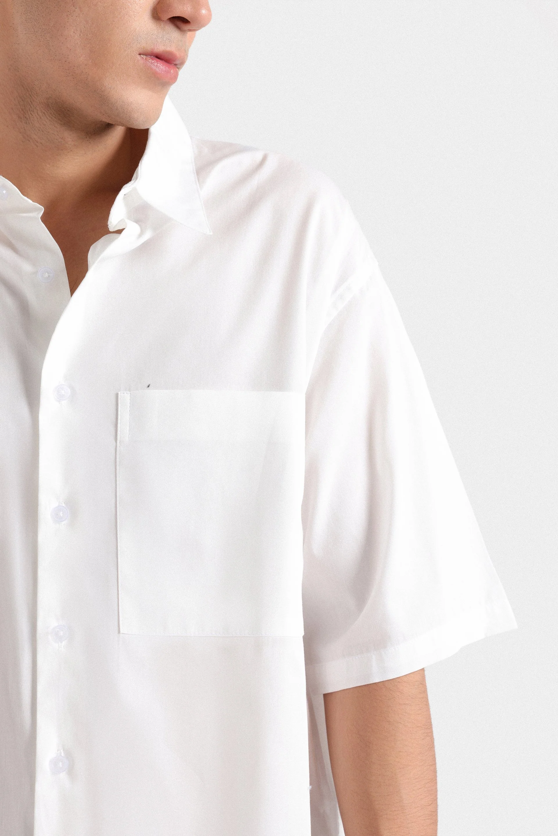 Basic Half Sleeve Cotton Shirt