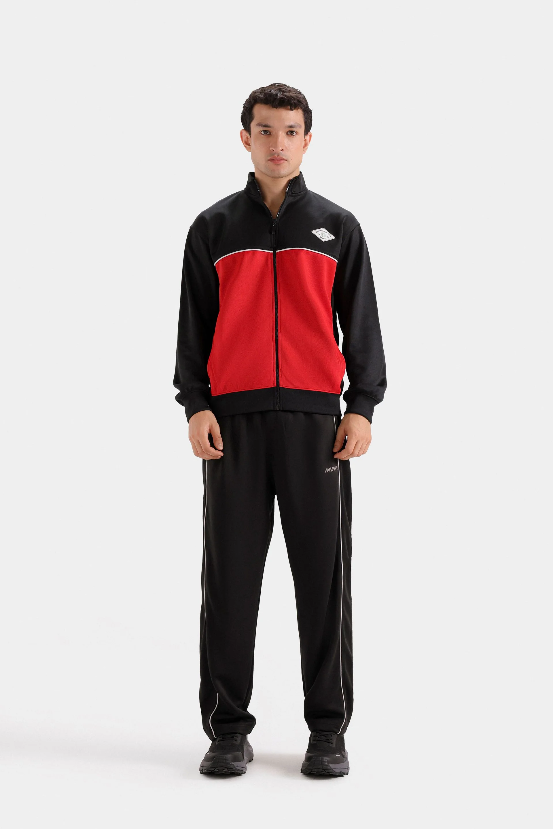Activewear Color-Block Zipper
