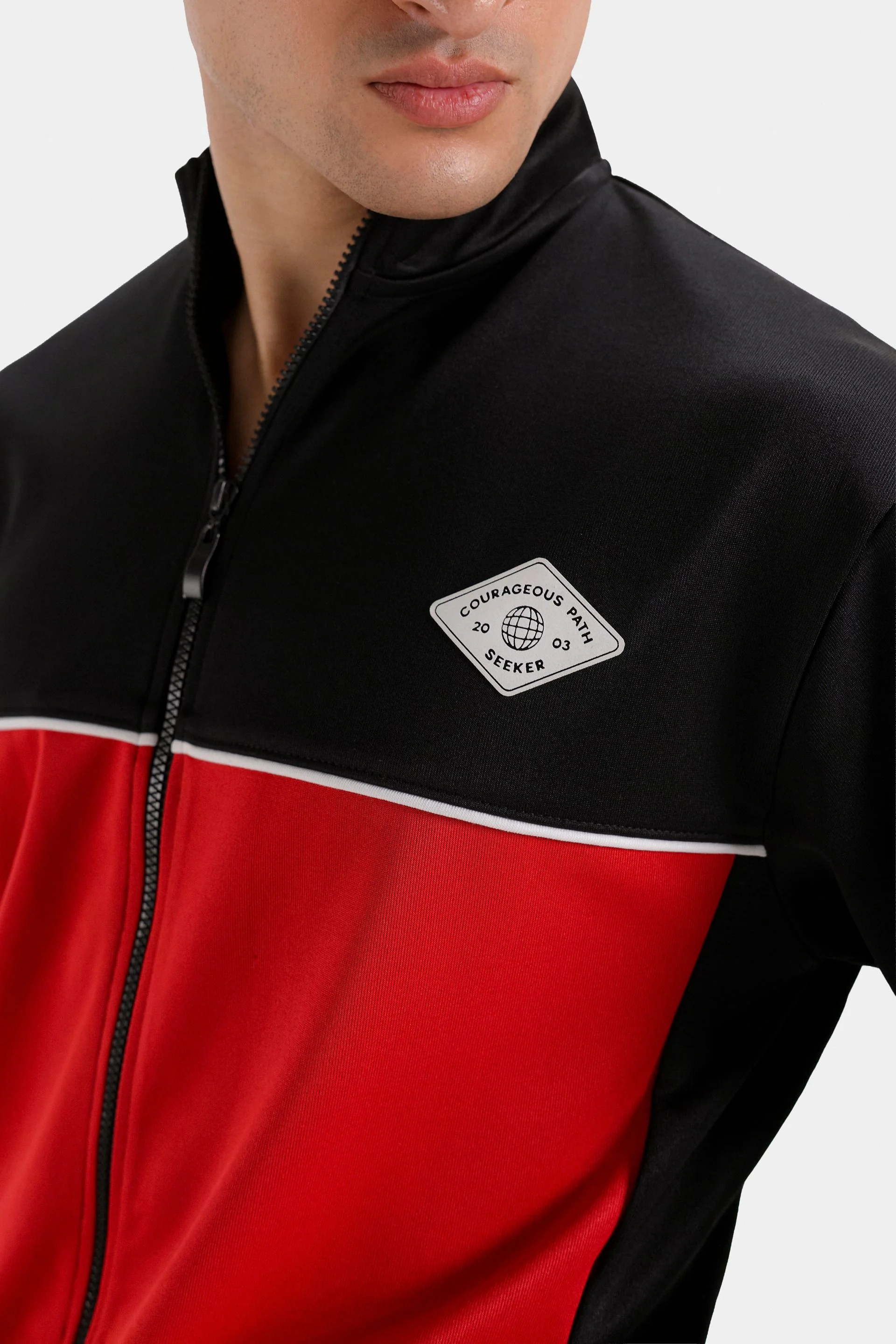 Activewear Color-Block Zipper