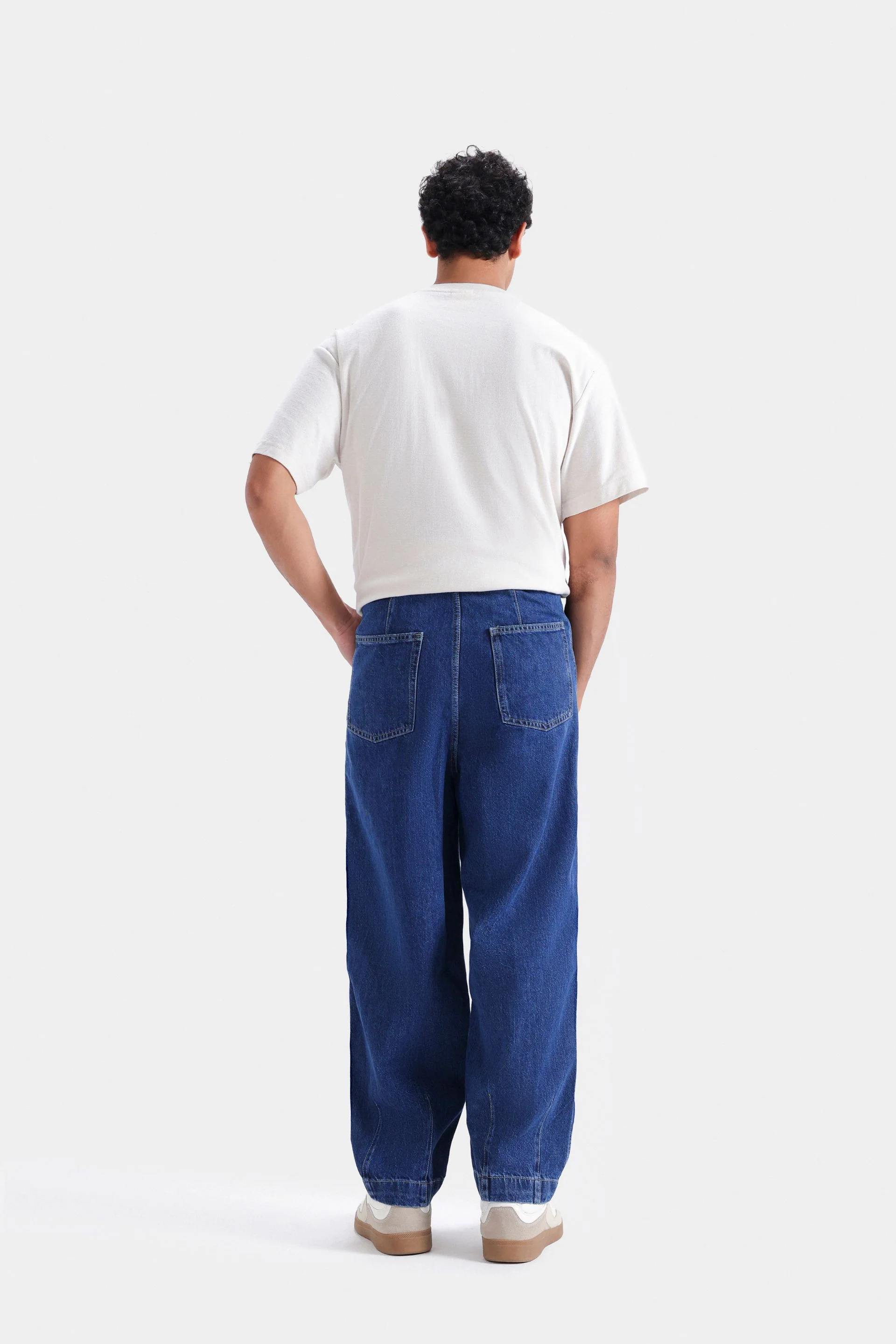 Baggy Fit Pleated Pants