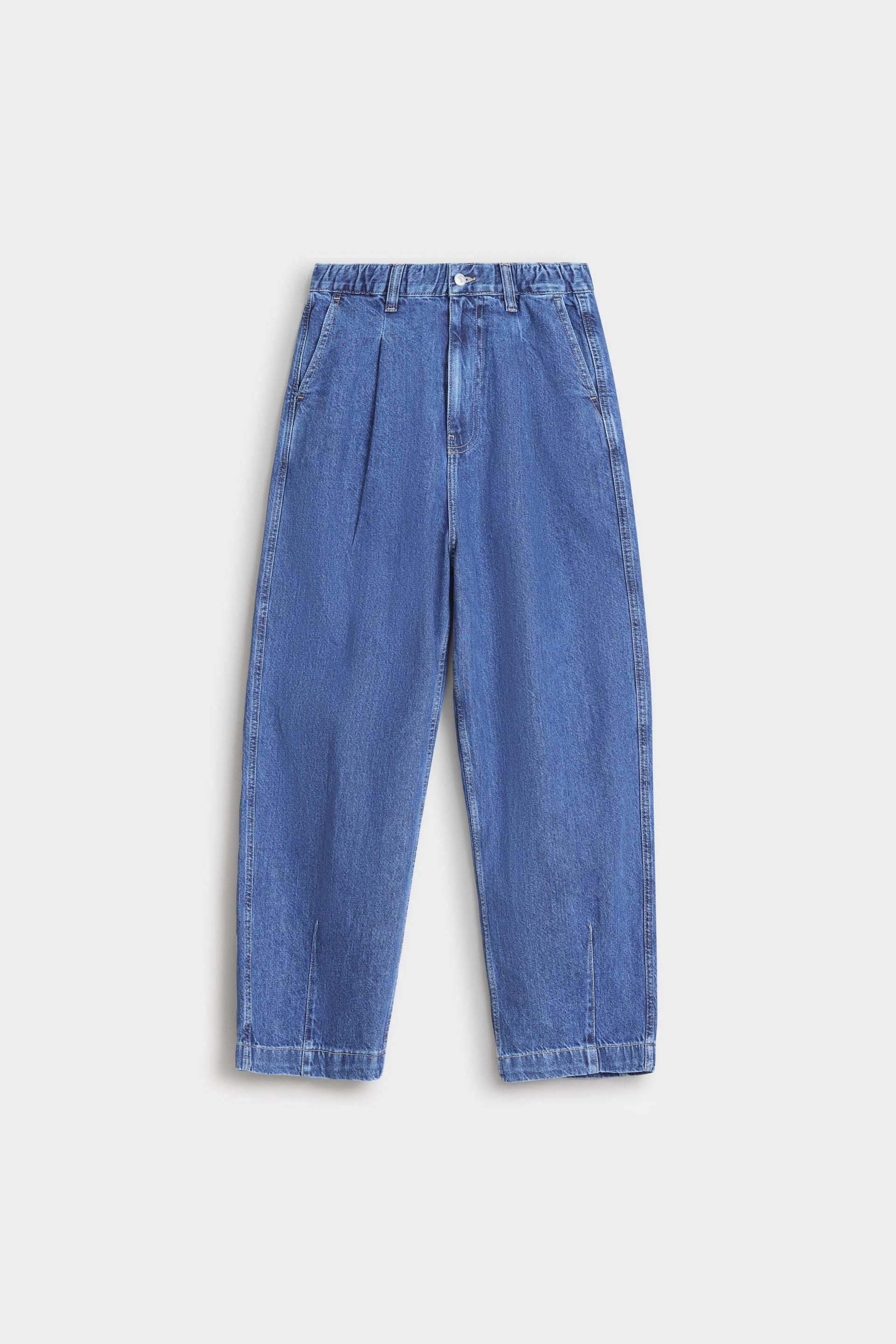 Baggy Fit Pleated Pants