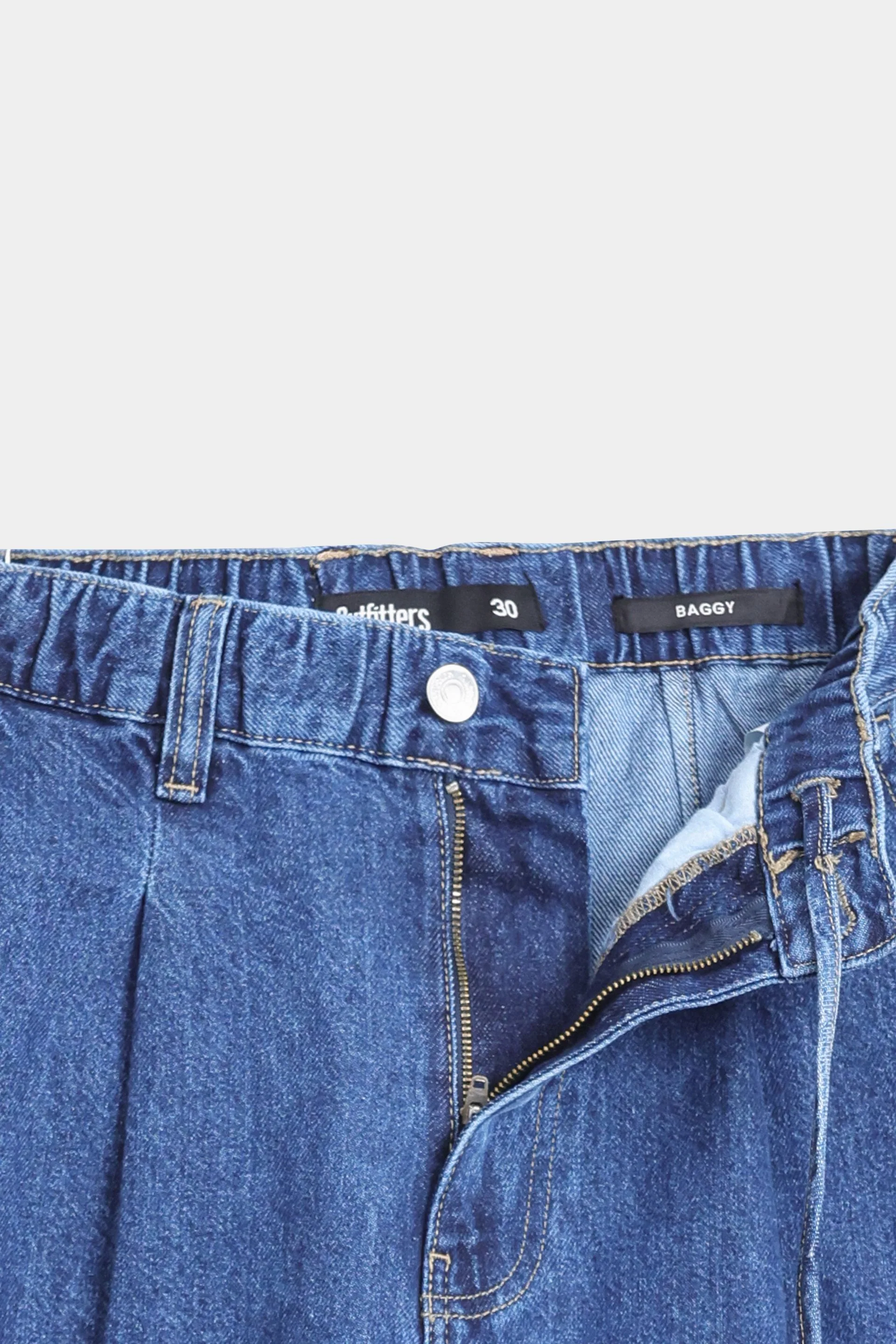 Baggy Fit Pleated Pants