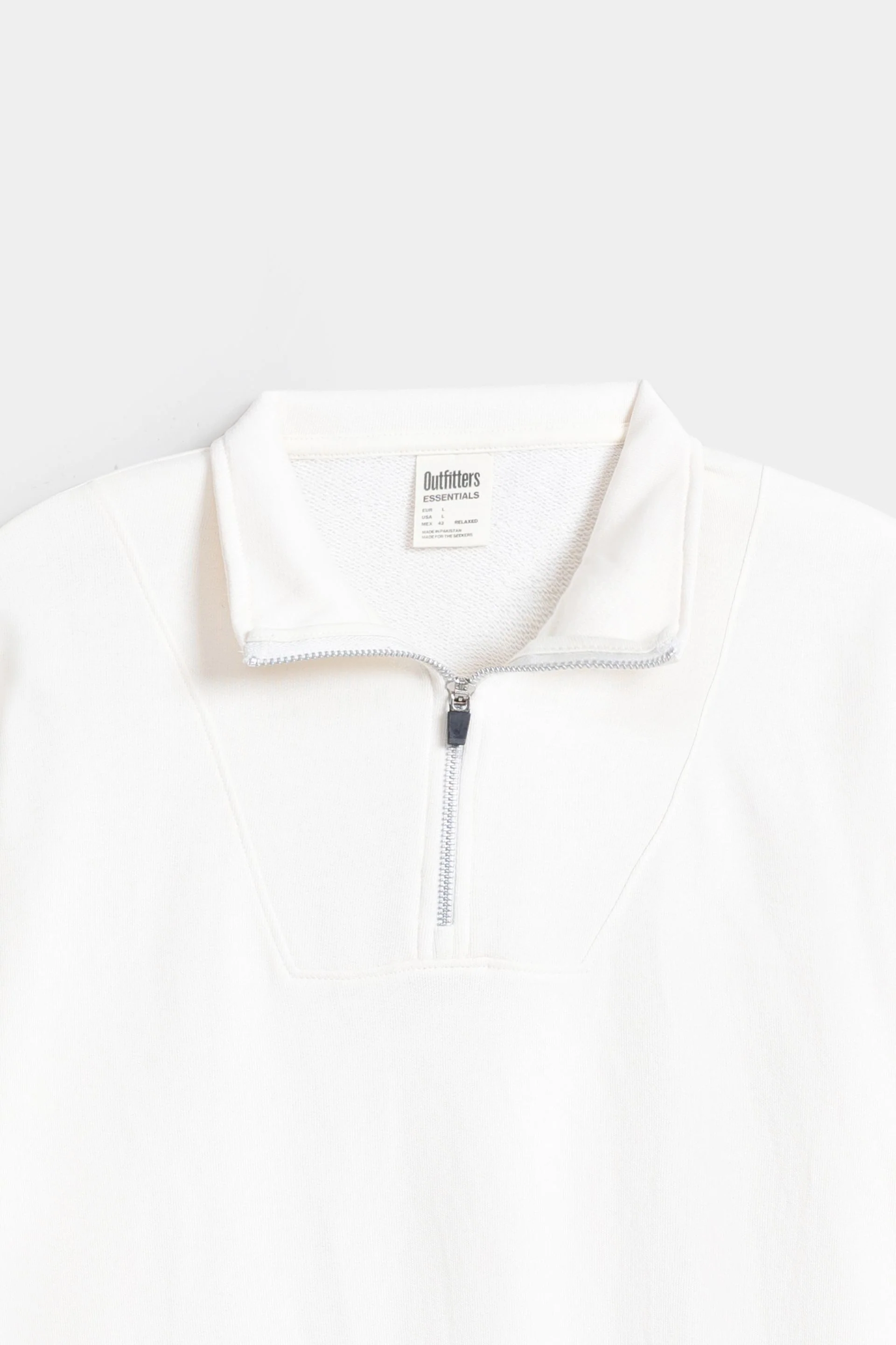 Basic Quarter Zip-Up Sweatshirt 6 Basic Quarter Zip-Up Sweatshirt