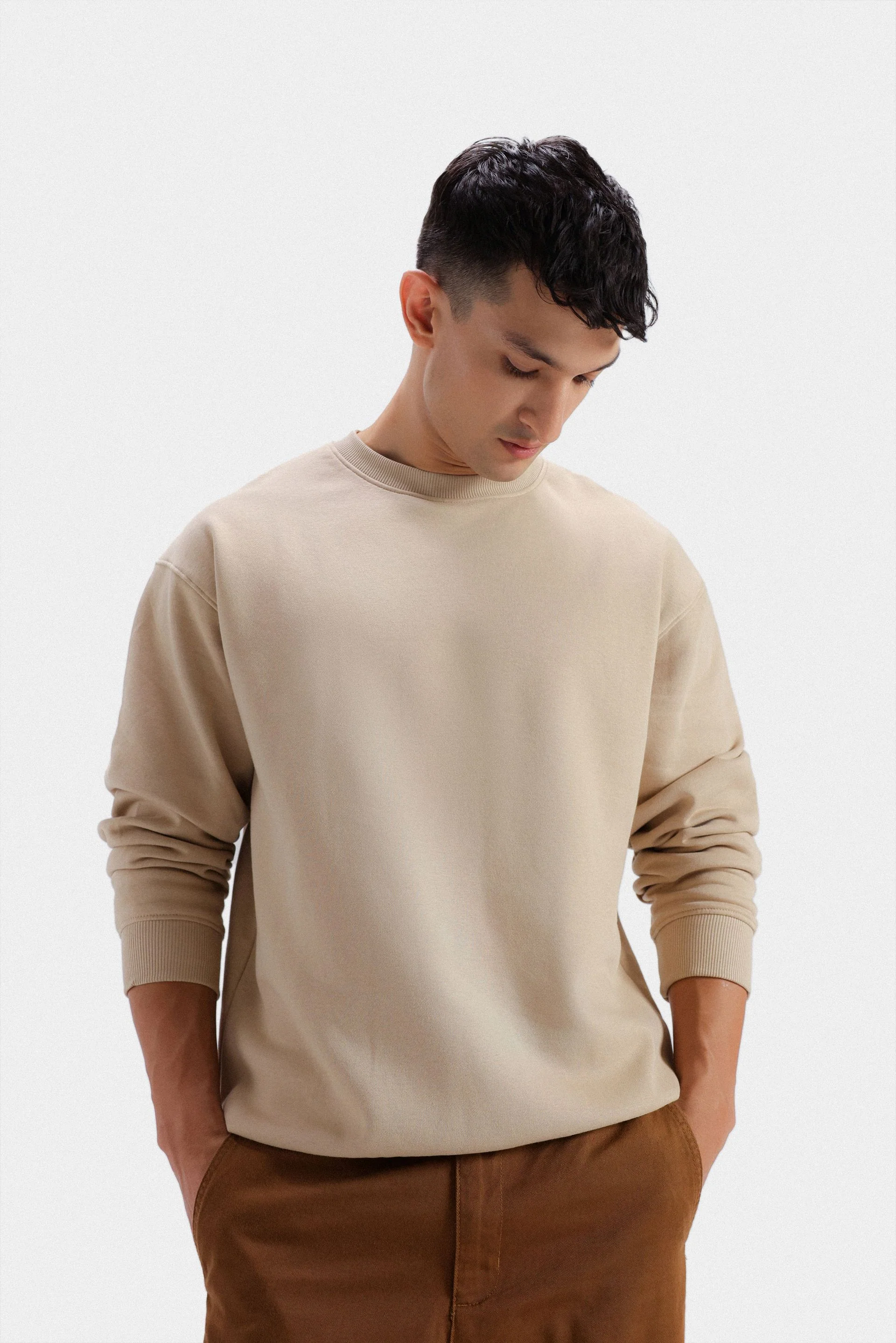 Basic Crew Neck Sweatshirt
