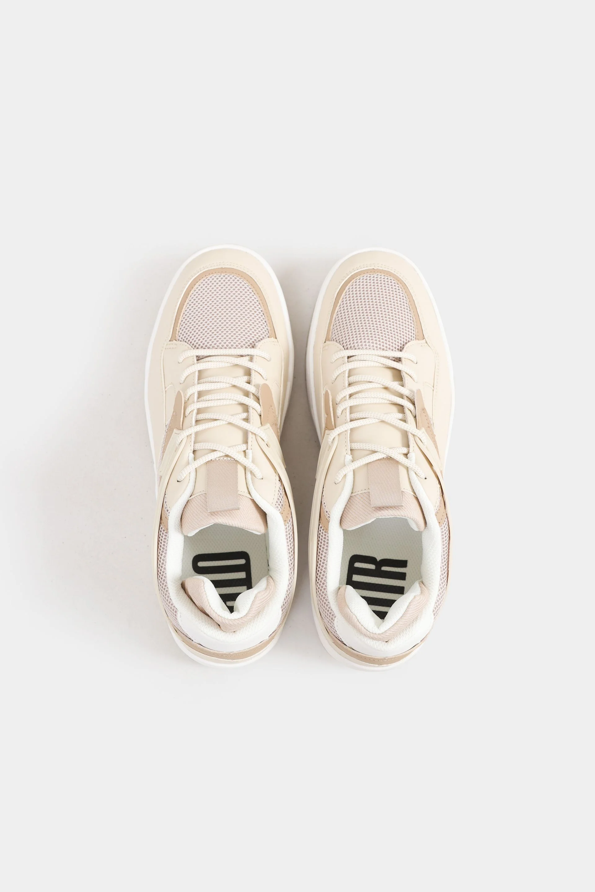 Multi-Piece Mesh Sneakers