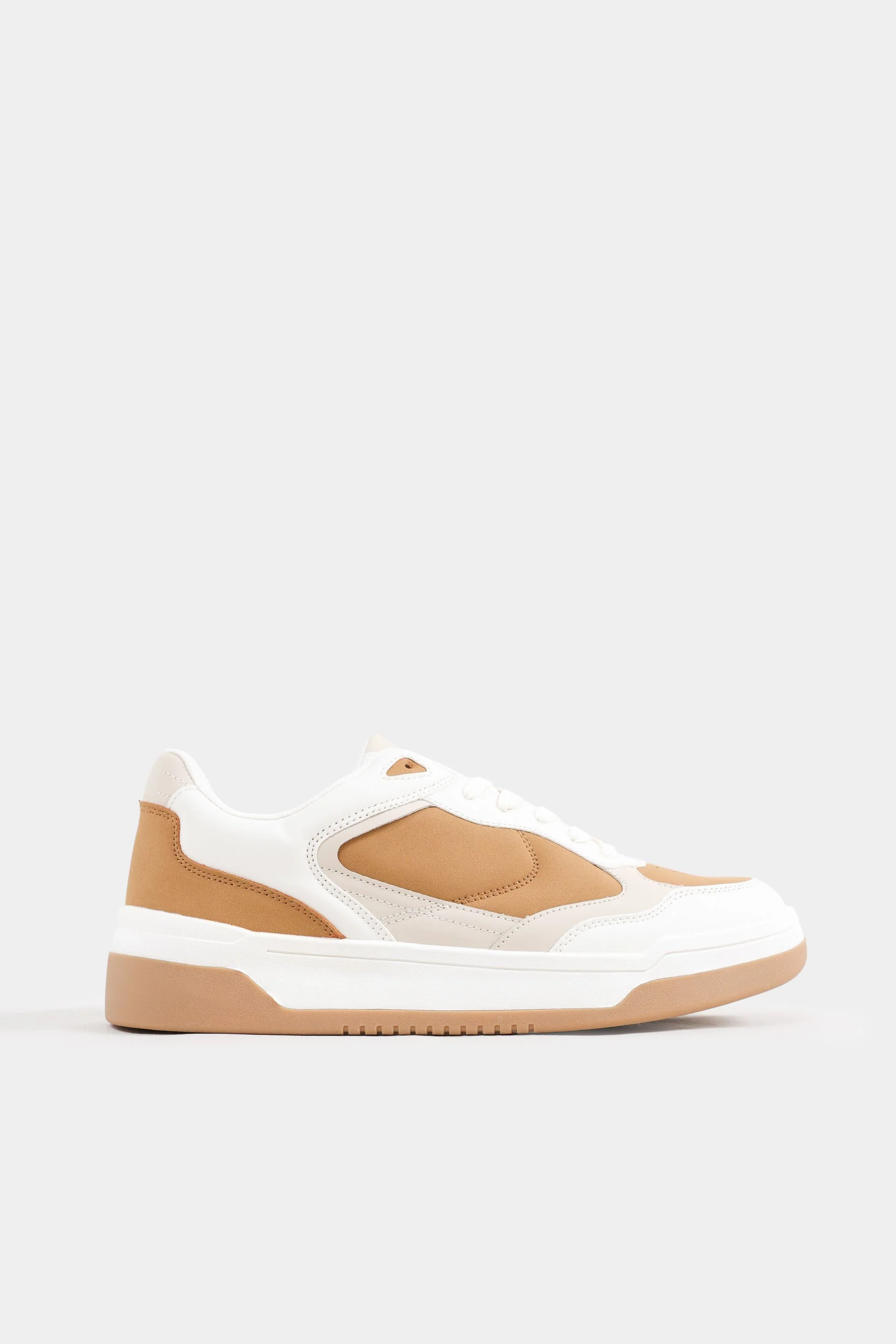 Multi-Piece Contrast Sneakers