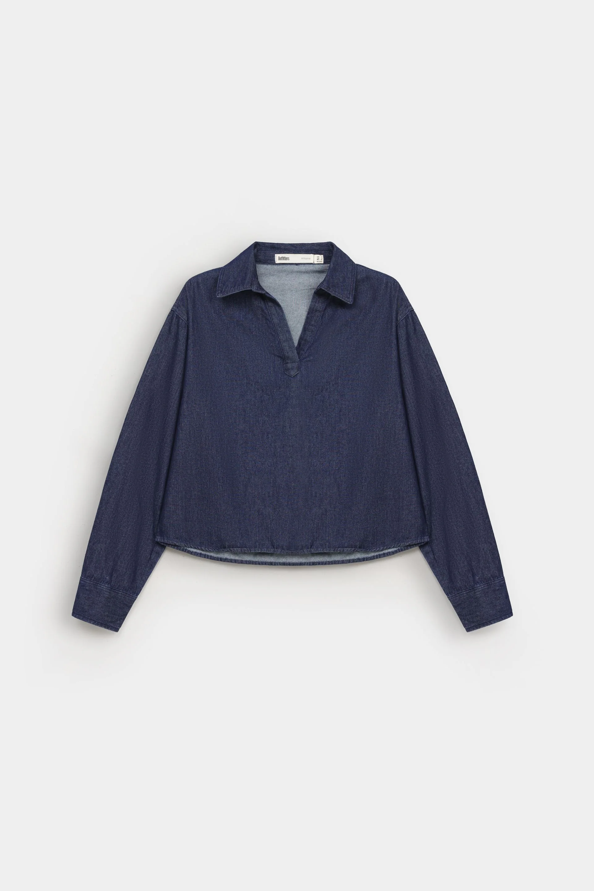 Basic Cropped Denim Shirt 5 Basic Cropped Denim Shirt
