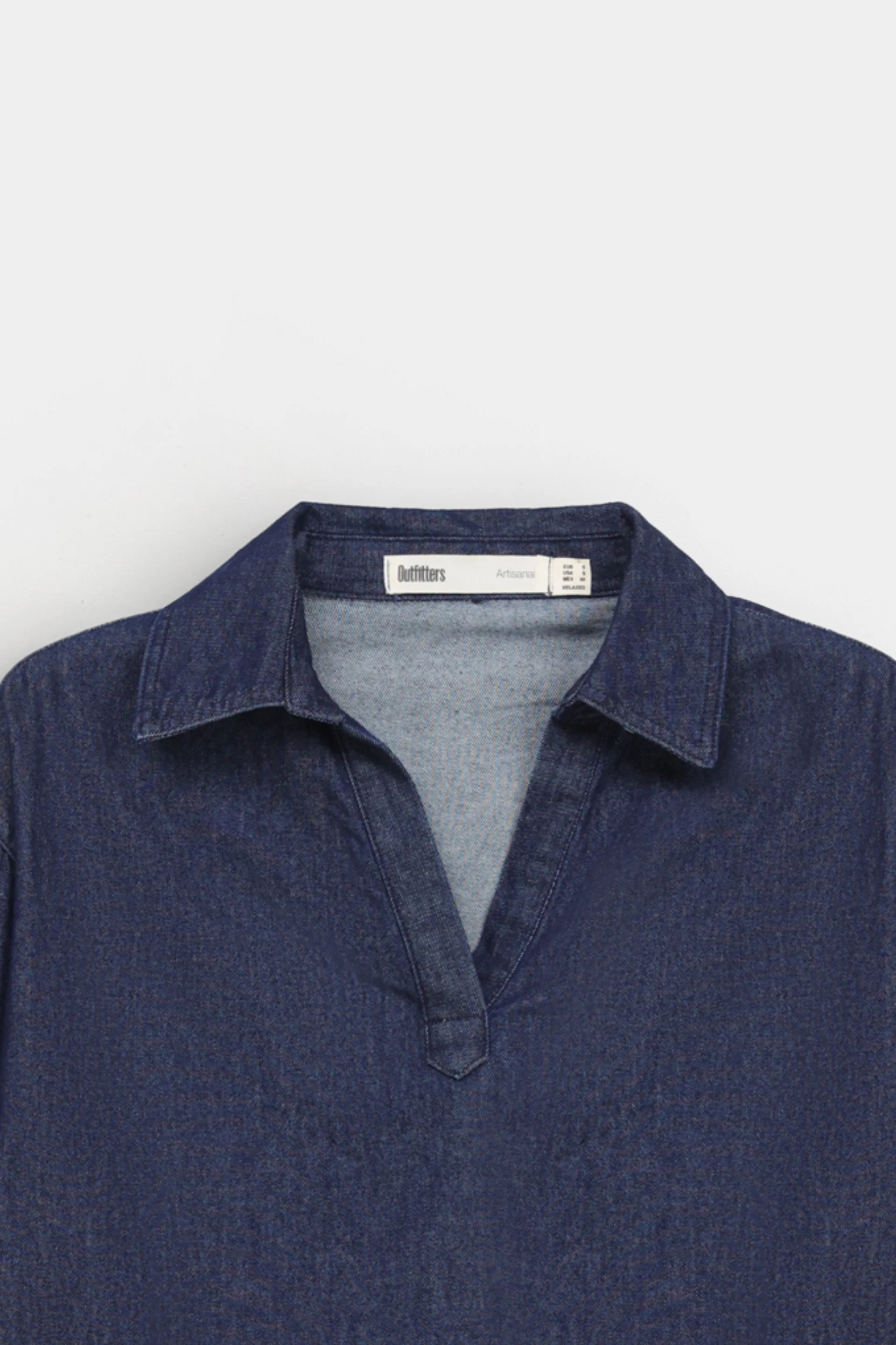Basic Cropped Denim Shirt 7 Basic Cropped Denim Shirt