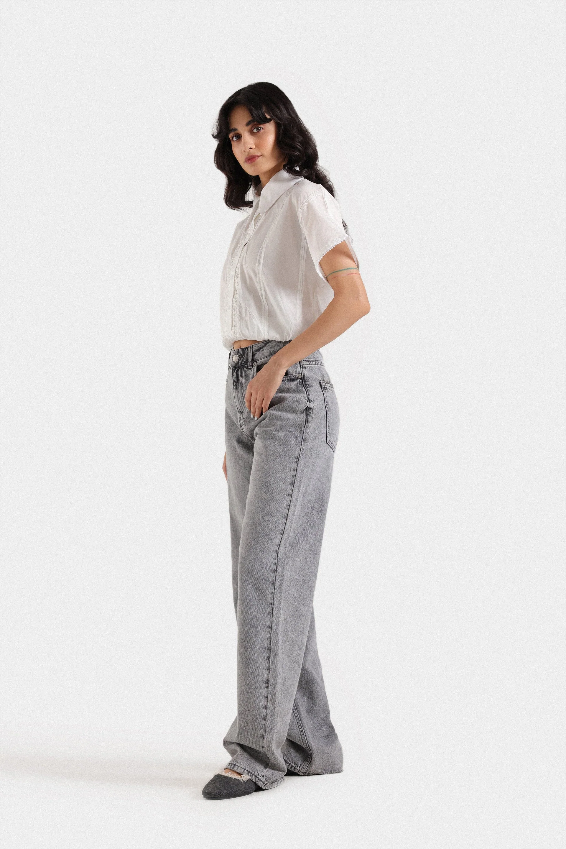 Basic Super Cropped Shirt
