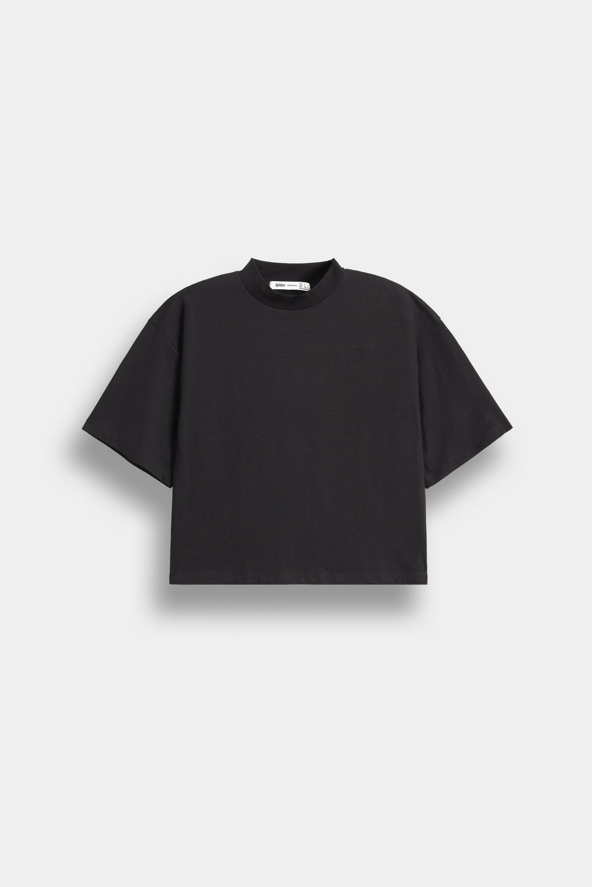Basic Mock Neck T-Shirt 12 Basic Mock Neck T-Shirt