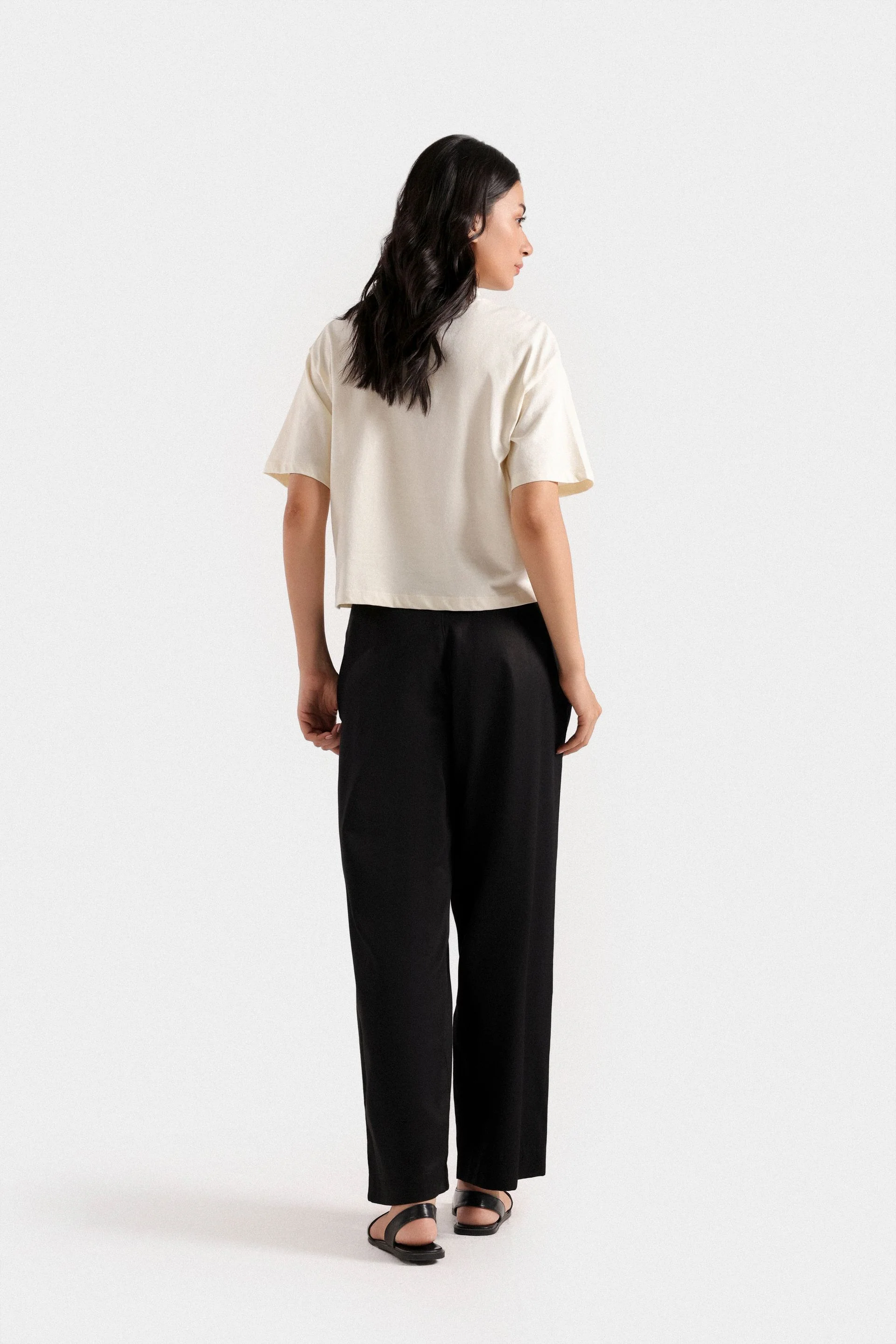 Basic Mock Neck T-Shirt 4 Basic Mock Neck T-Shirt