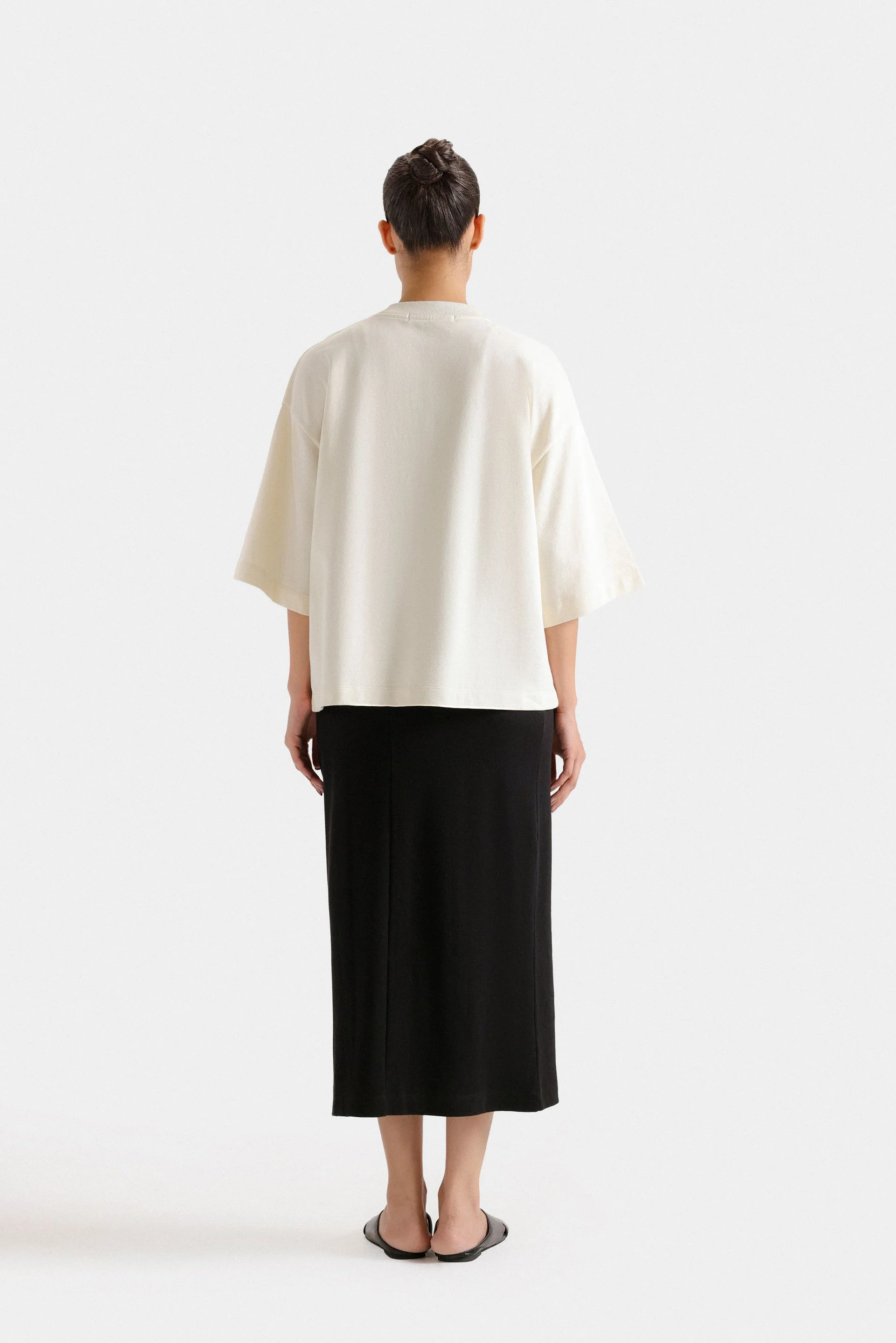 Basic Mock Neck T-shirt 10 Basic Mock Neck T-shirt