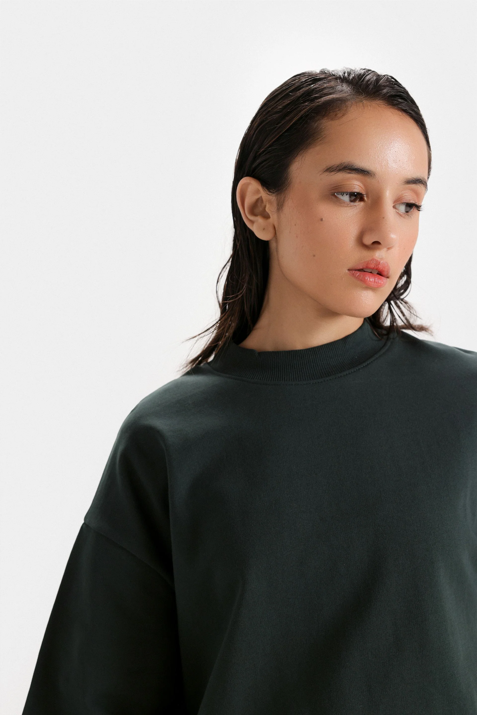 Basic Mock Neck T-shirt