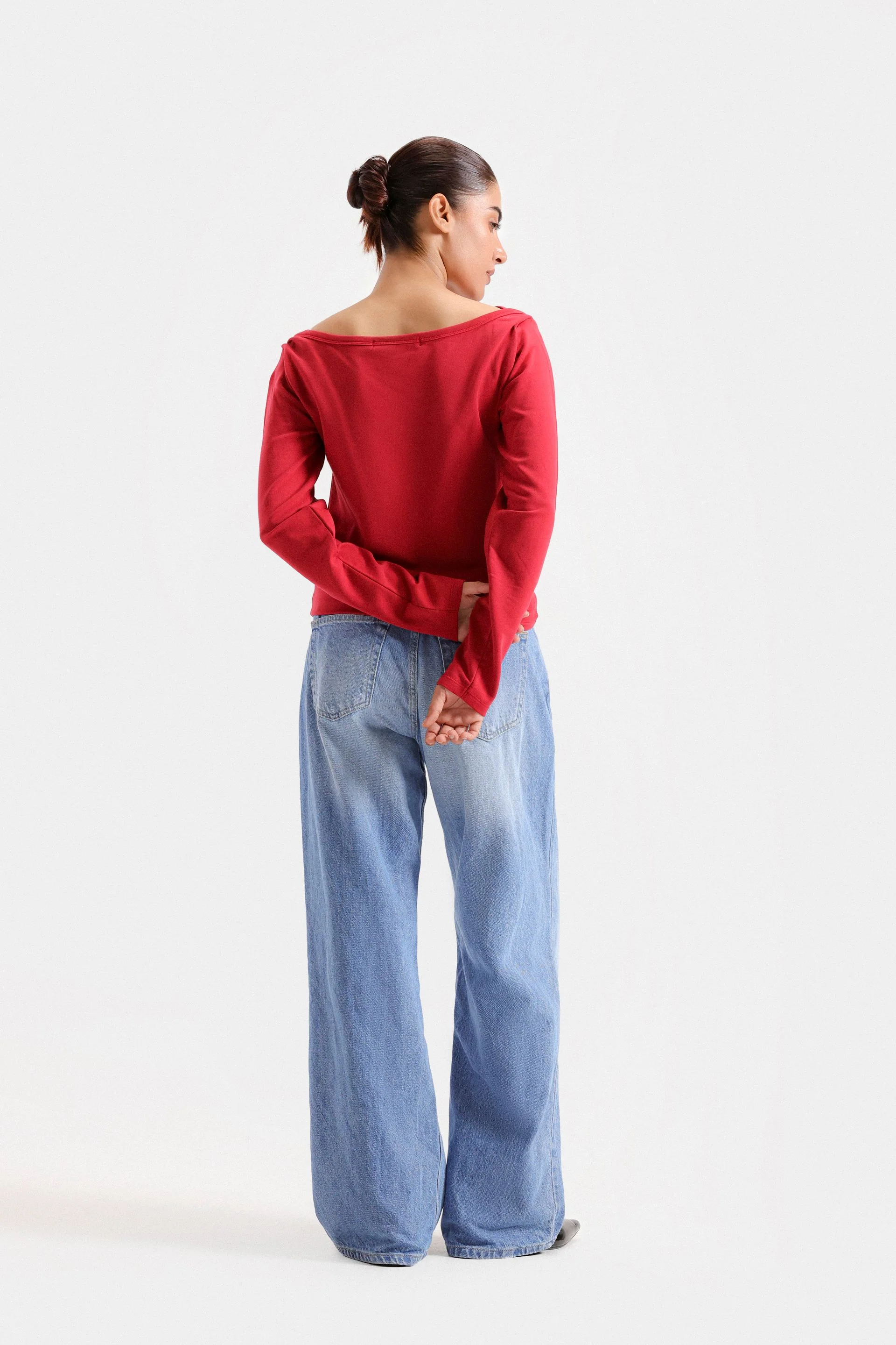 Basic Boat Neck T-Shirt 11 Basic Boat Neck T-Shirt