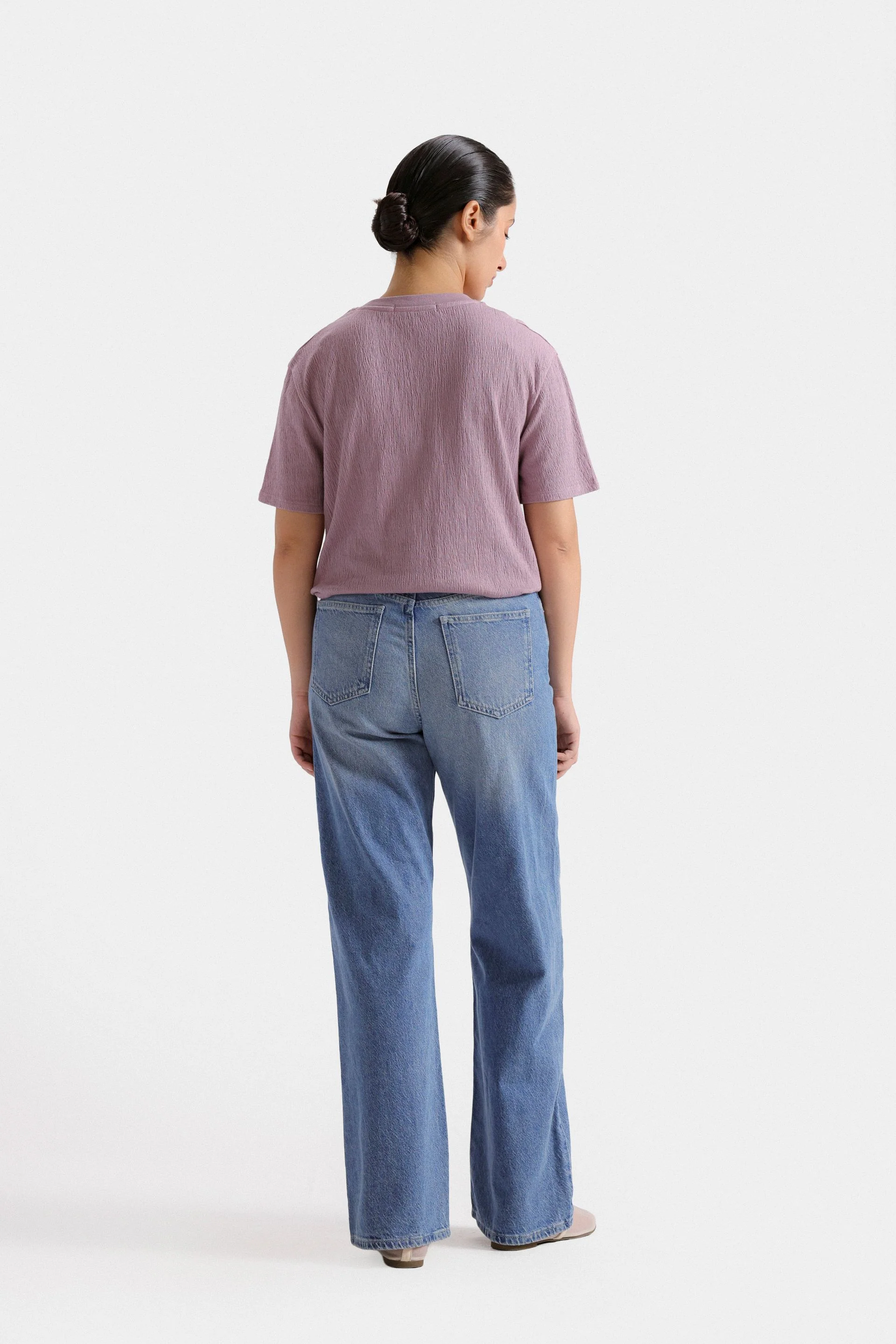Basic Cropped Textured T-Shirt 10 Basic Cropped Textured T-Shirt
