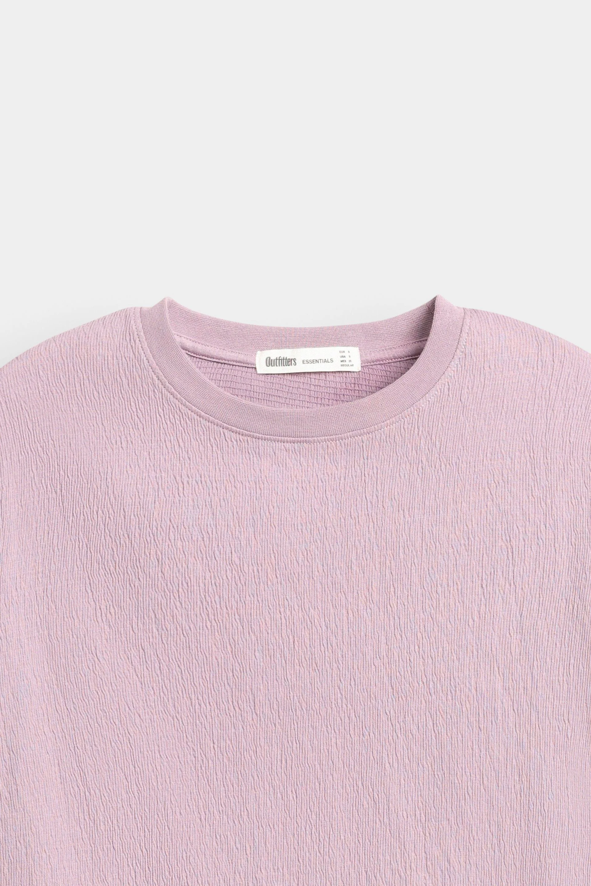 Basic Cropped Textured T-Shirt 12 Basic Cropped Textured T-Shirt