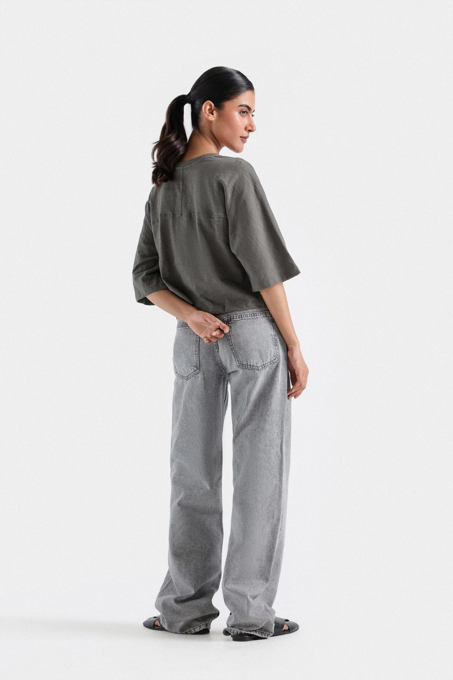 Basic Super Cropped Boxy T-shirt 16 Basic Super Cropped Boxy T-shirt