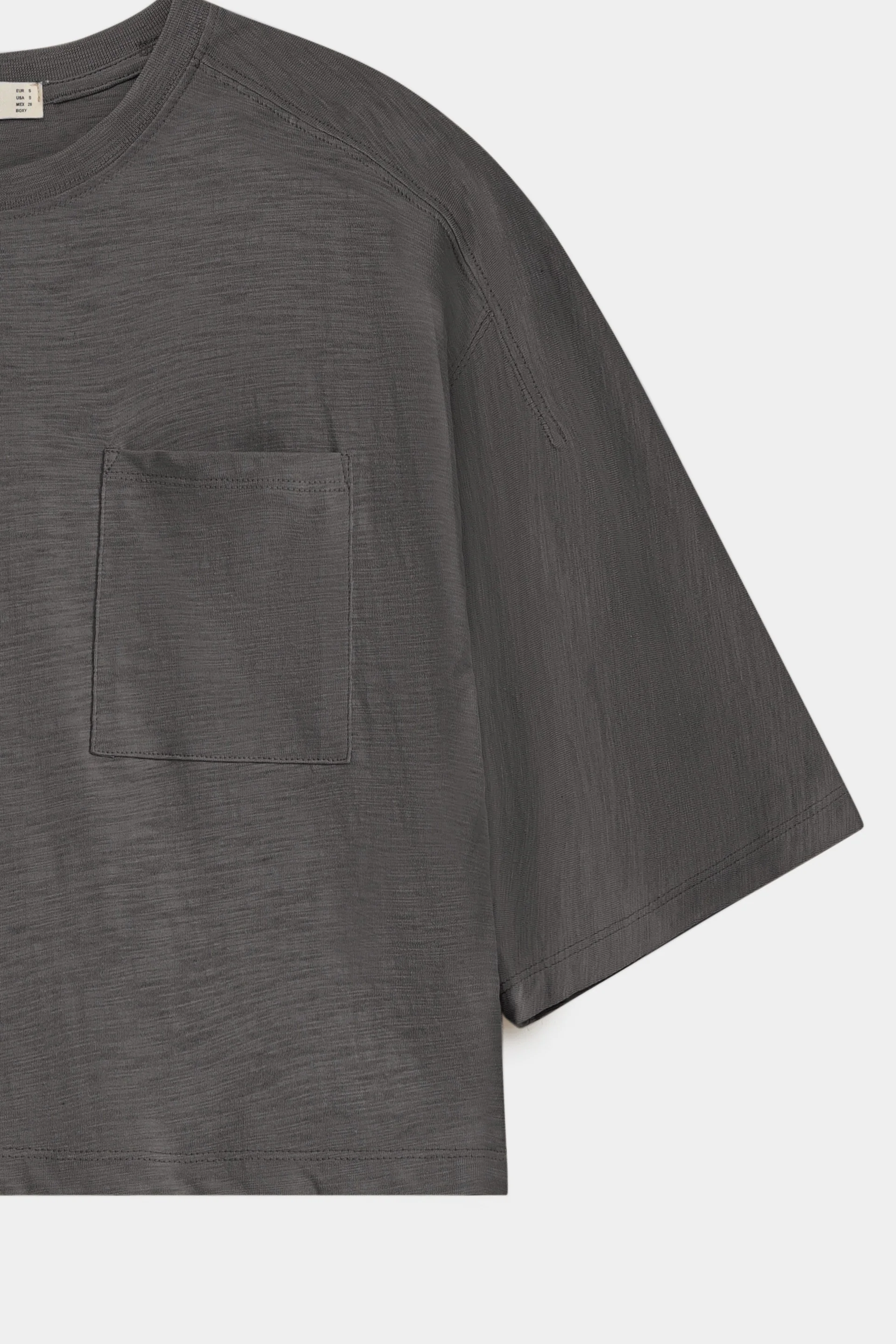 Basic Super Cropped Boxy T-shirt 18 Basic Super Cropped Boxy T-shirt