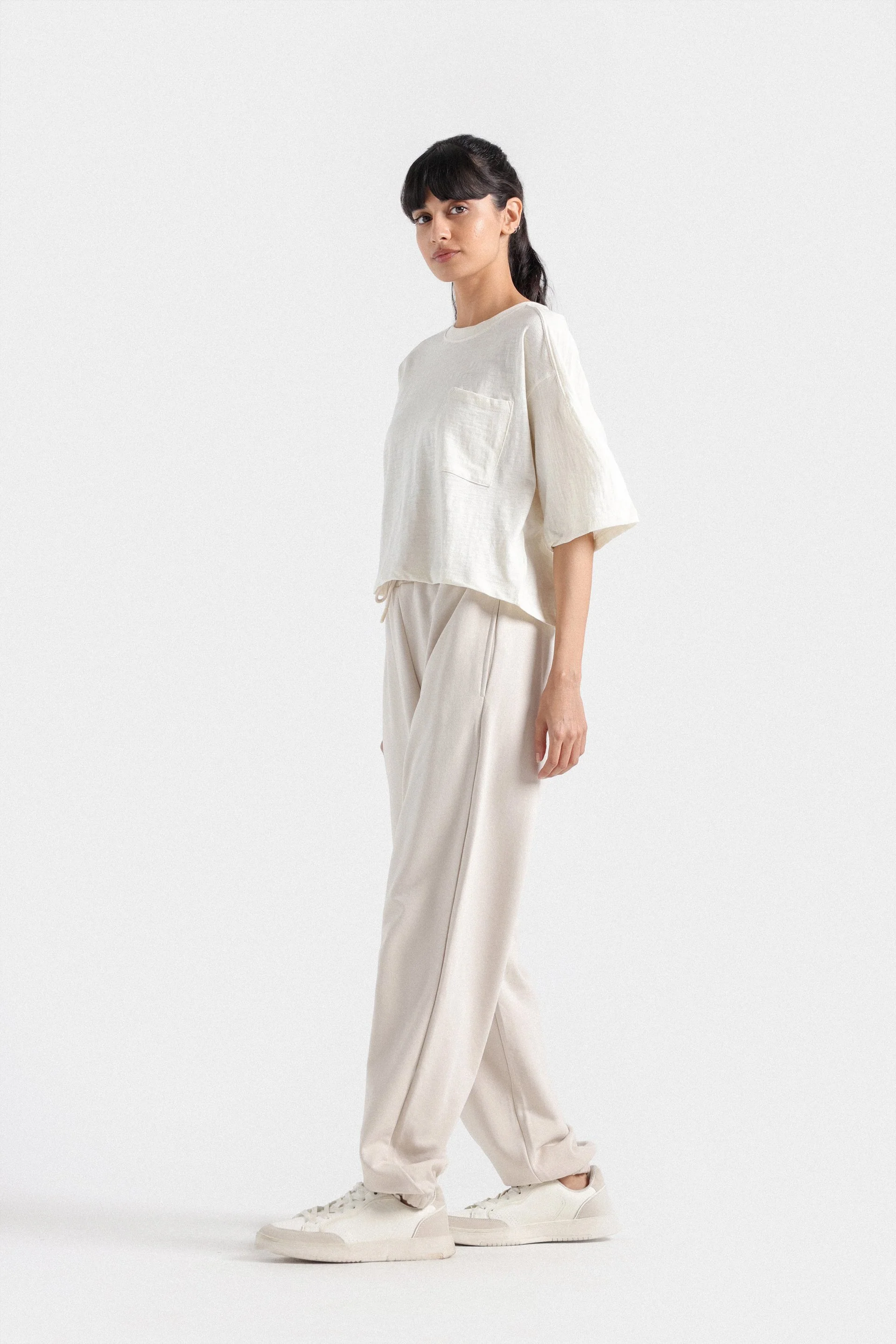 Basic Super Cropped Boxy T-shirt