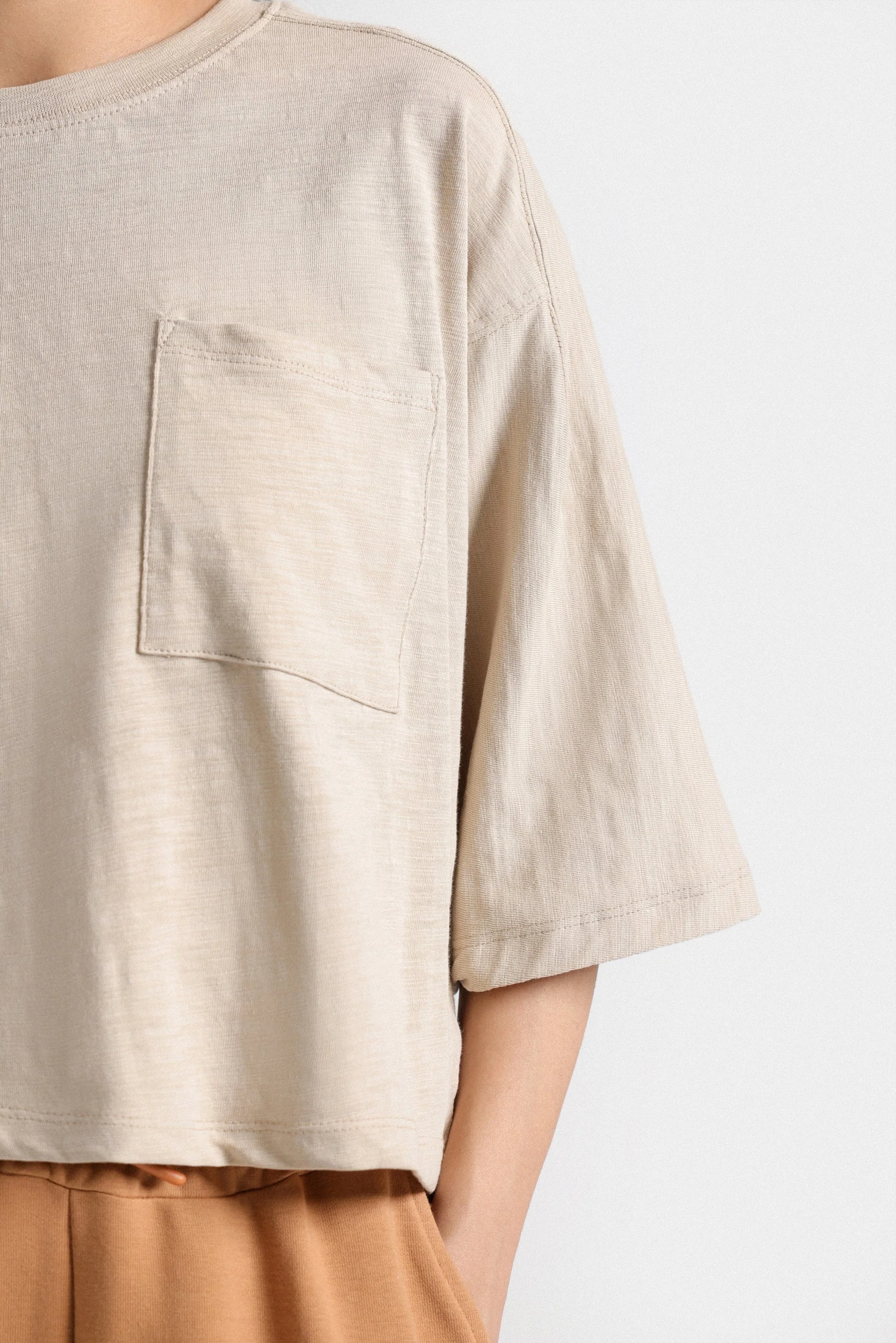 Basic Super Cropped Boxy T-shirt 8 Basic Super Cropped Boxy T-shirt
