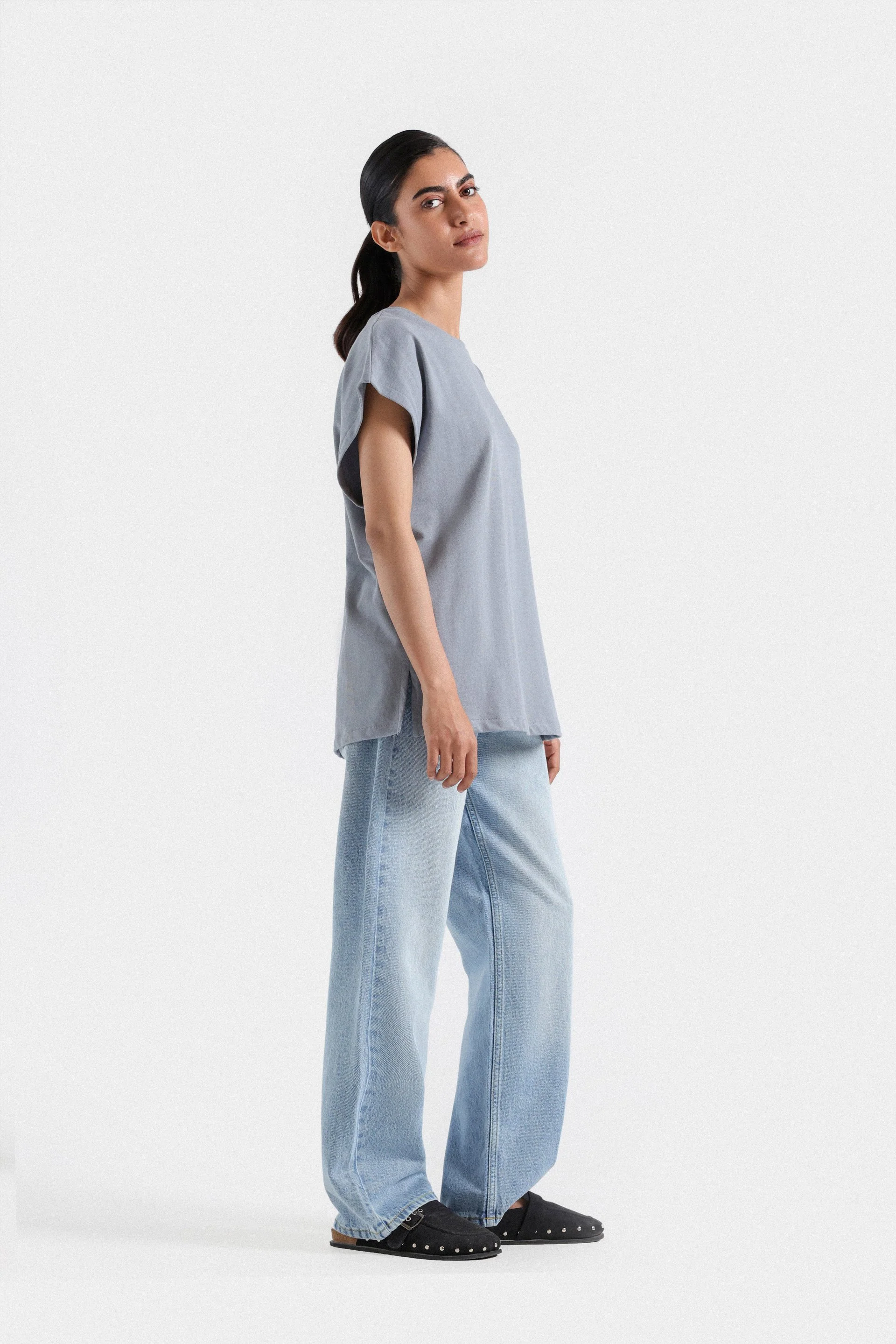 Basic Batwing Sleeves T-shirt 8 Basic Batwing Sleeves T-shirt