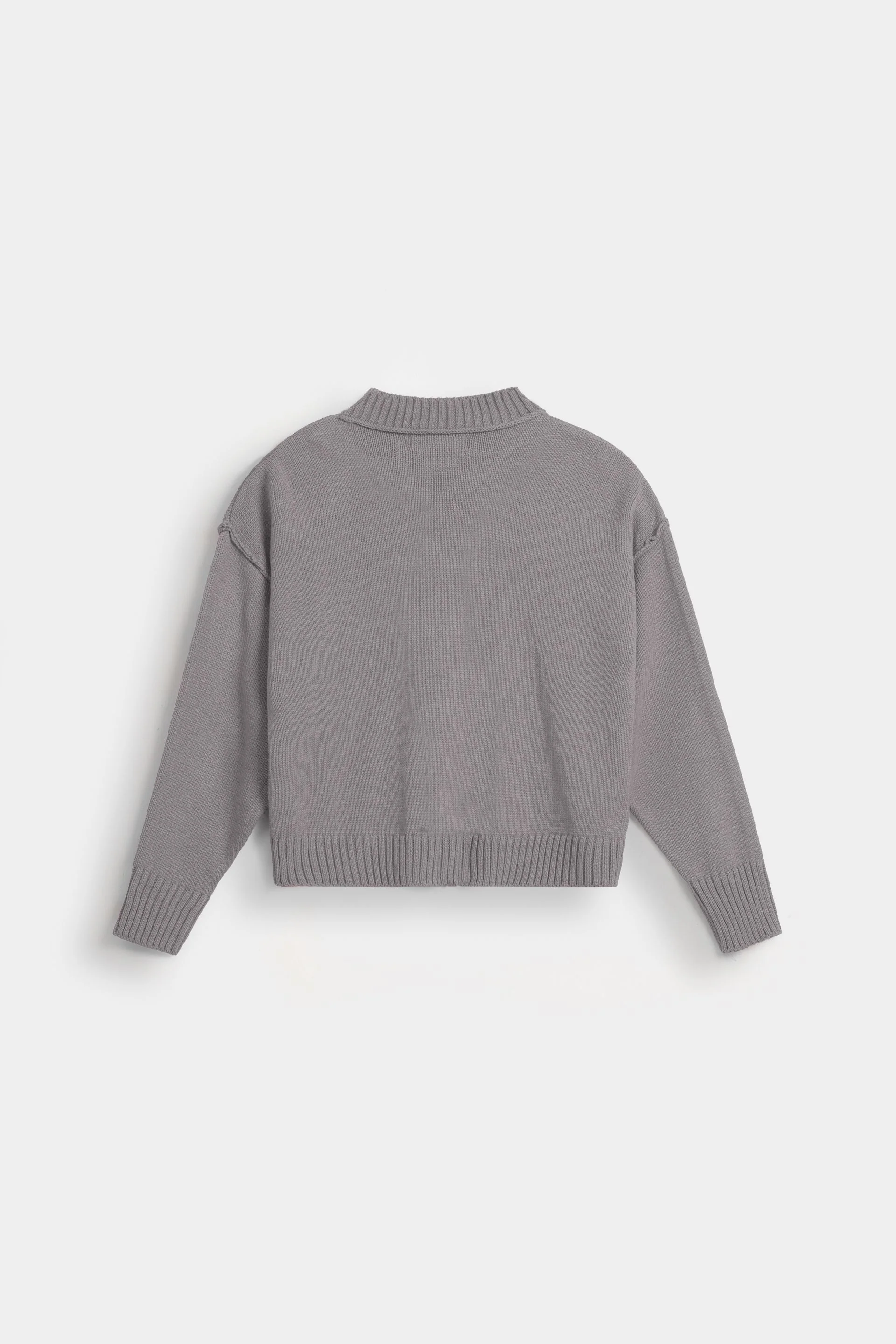 Basic Sweater With Visible Seams 15 Basic Sweater With Visible Seams