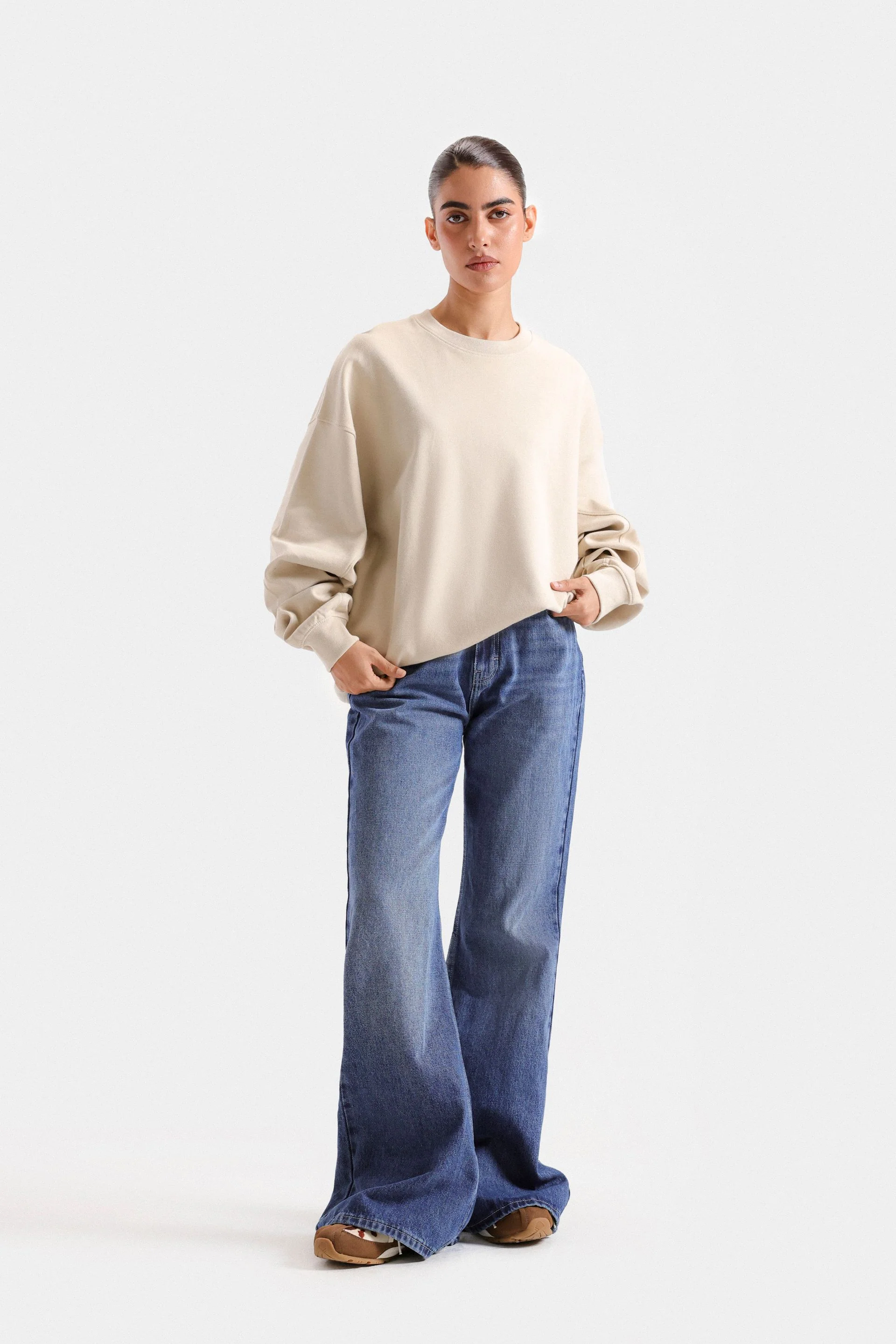 Basic Cropped Sweatshirt 8 Basic Cropped Sweatshirt