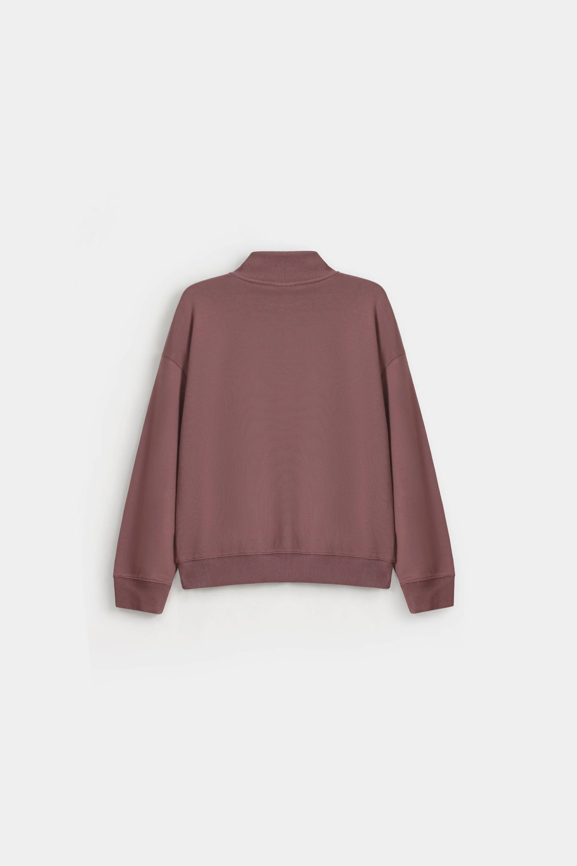 Basic Quarter Zip-Up Sweatshirt 7 Basic Quarter Zip-Up Sweatshirt