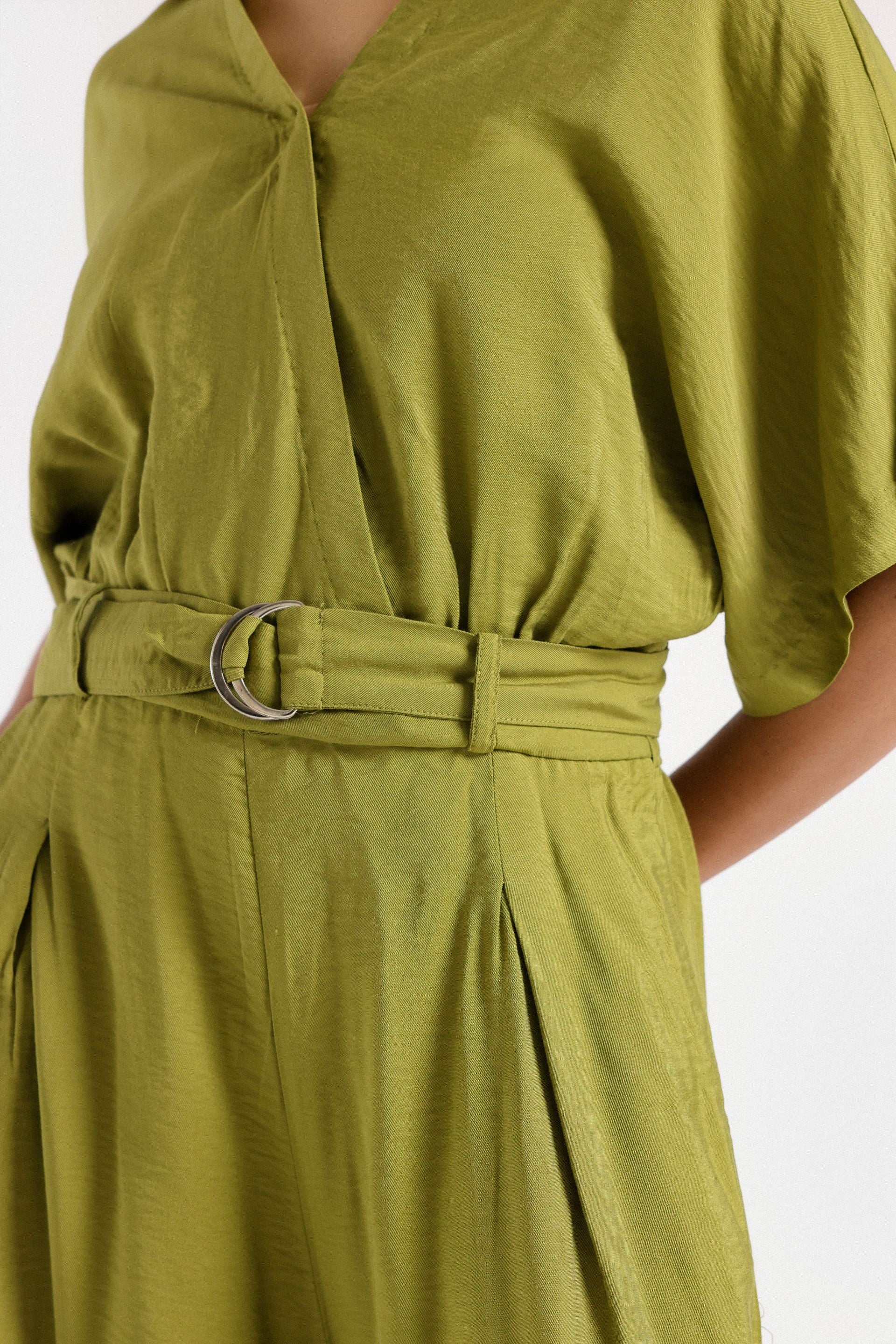 Basic Belted Jumpsuit