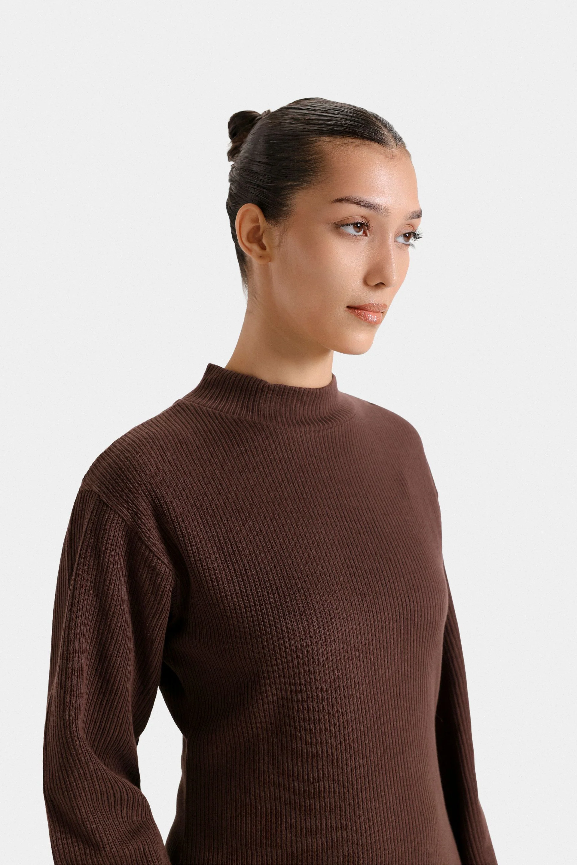 Mock Neck Dress